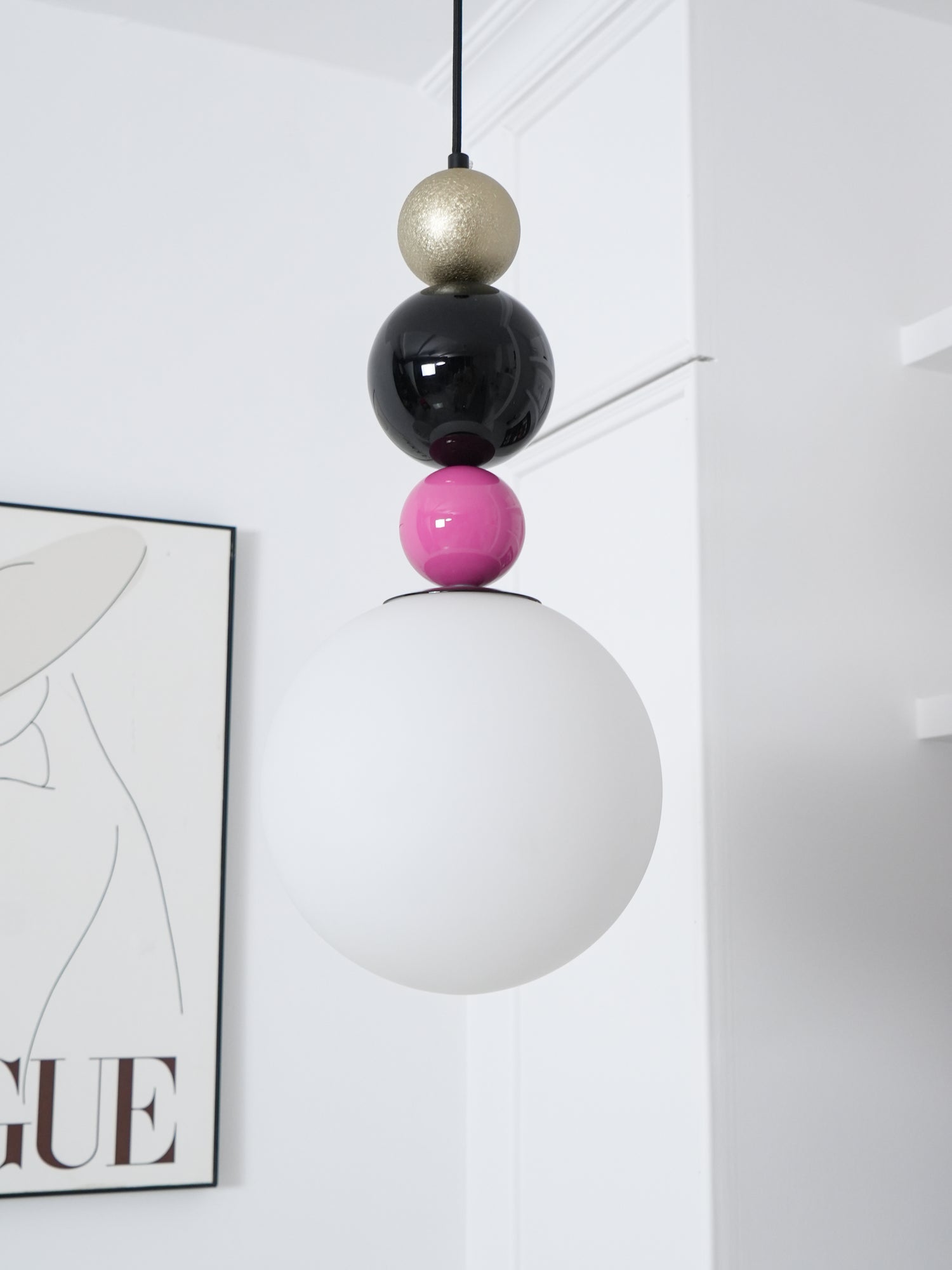 Eshaisra Nordic Art Stapelbare Glas-Pendelleuchte-Letslighting