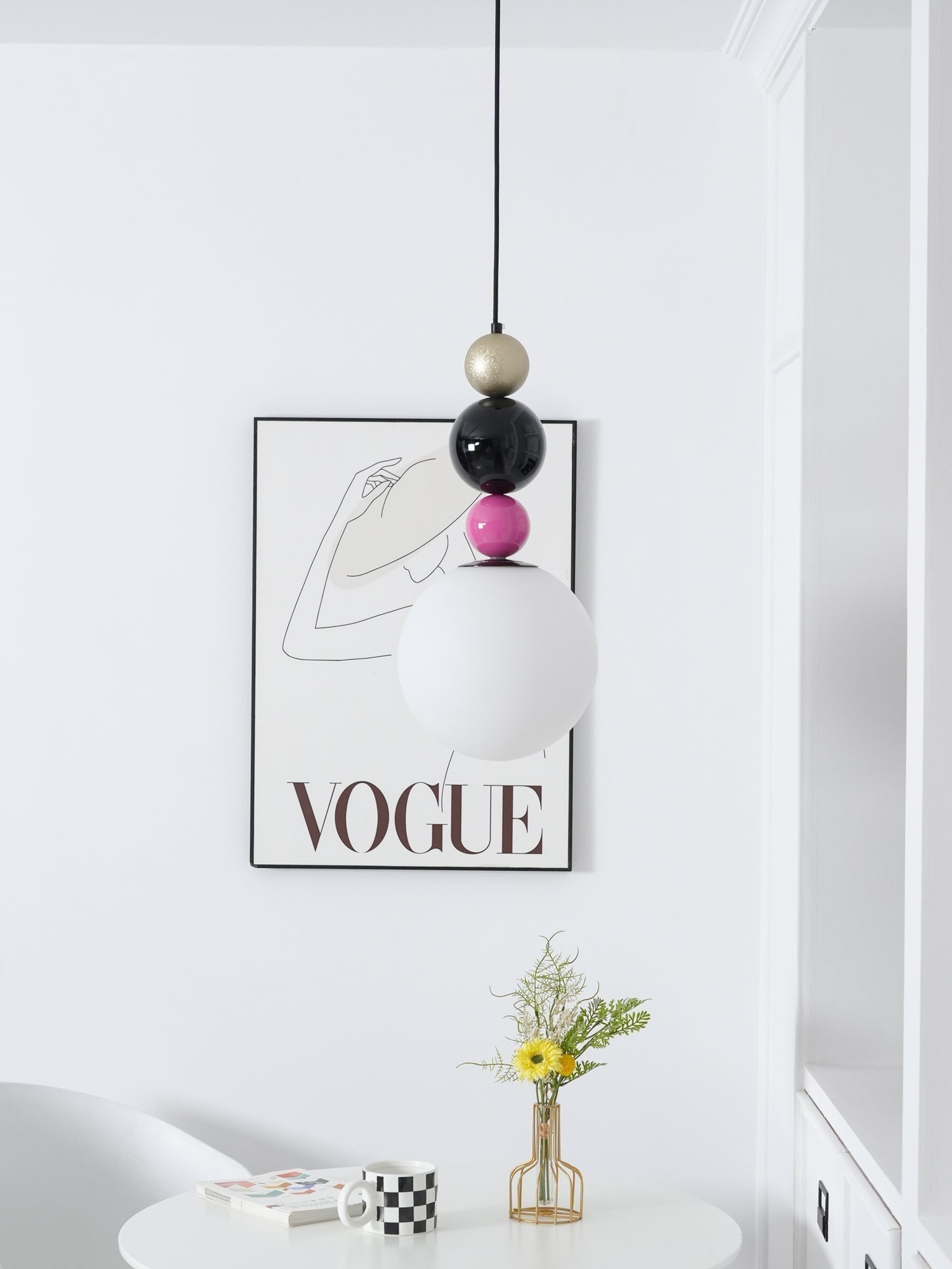 Eshaisra Nordic Art Stapelbare Glas-Pendelleuchte-Letslighting