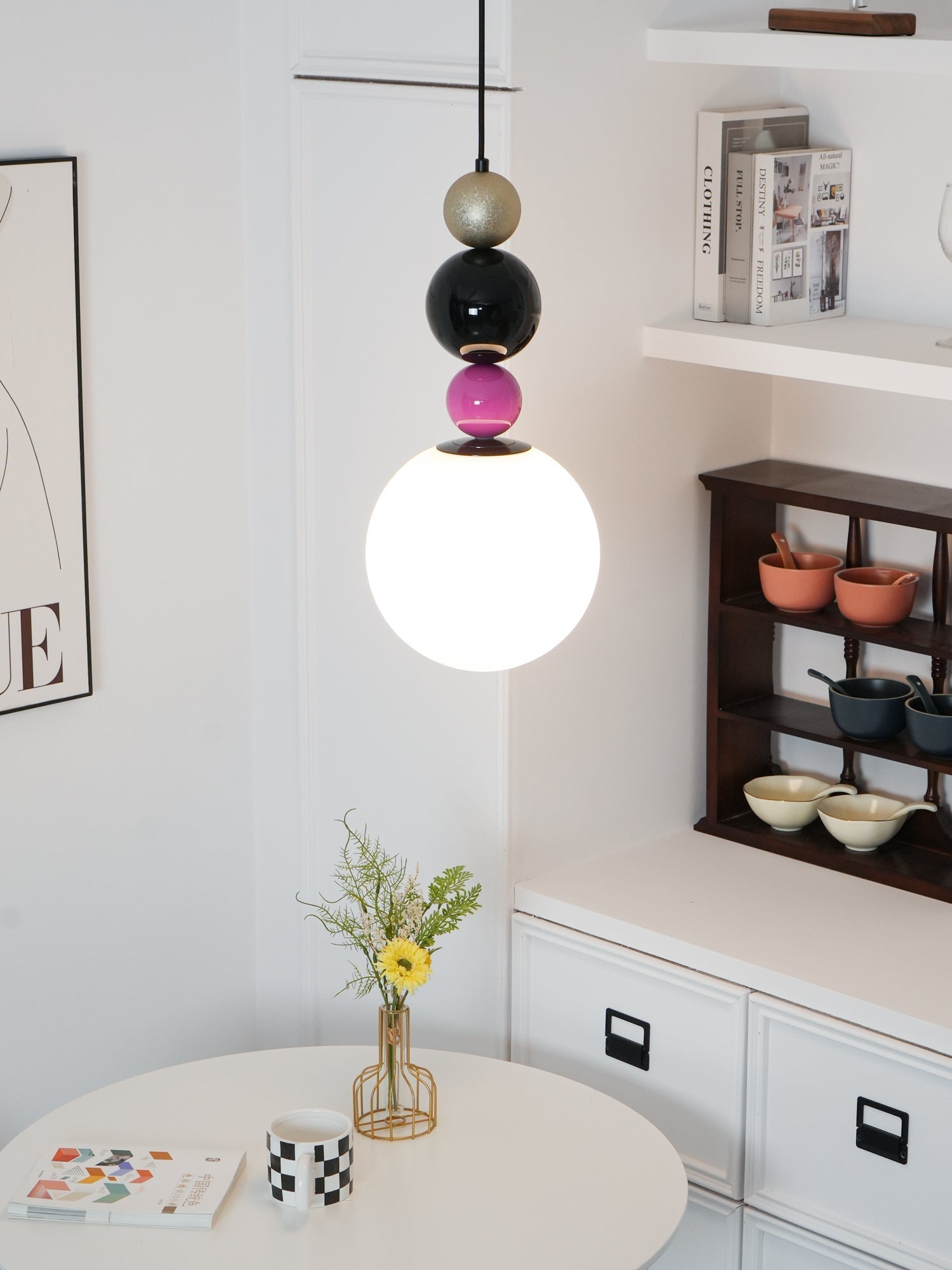 Eshaisra Nordic Art Stapelbare Glas-Pendelleuchte-Letslighting