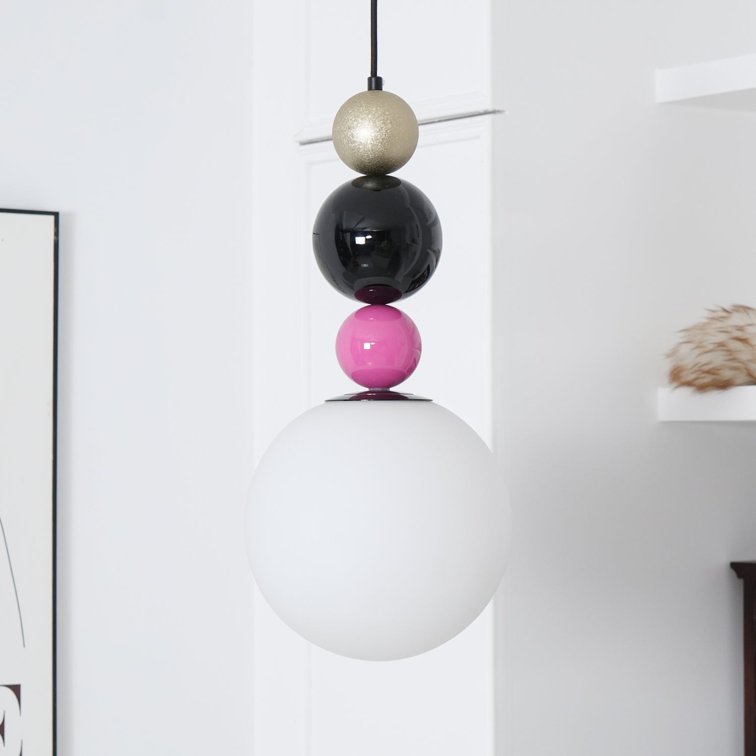Eshaisra Nordic Art Stapelbare Glas-Pendelleuchte-Letslighting