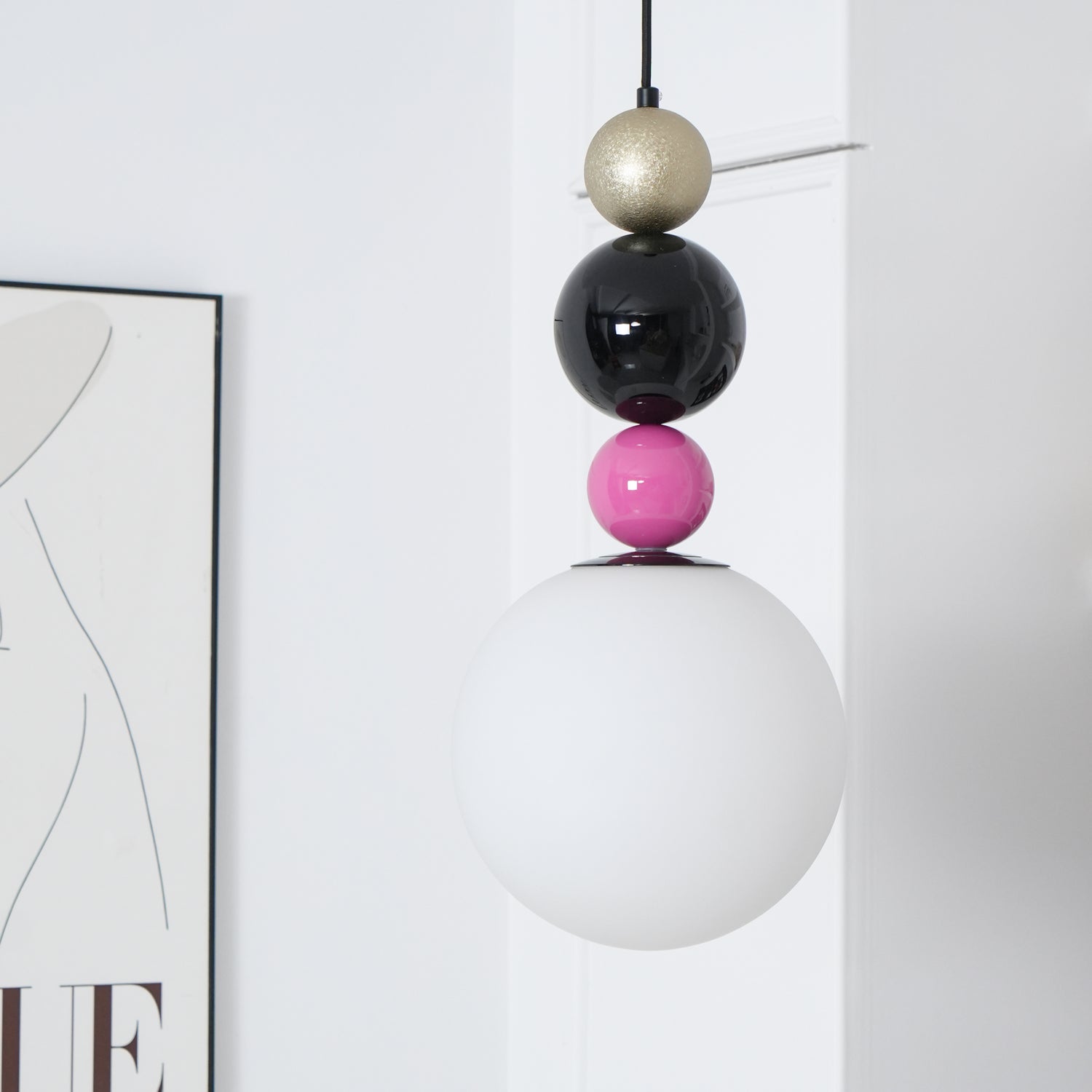 Eshaisra Nordic Art Stapelbare Glas-Pendelleuchte-Letslighting
