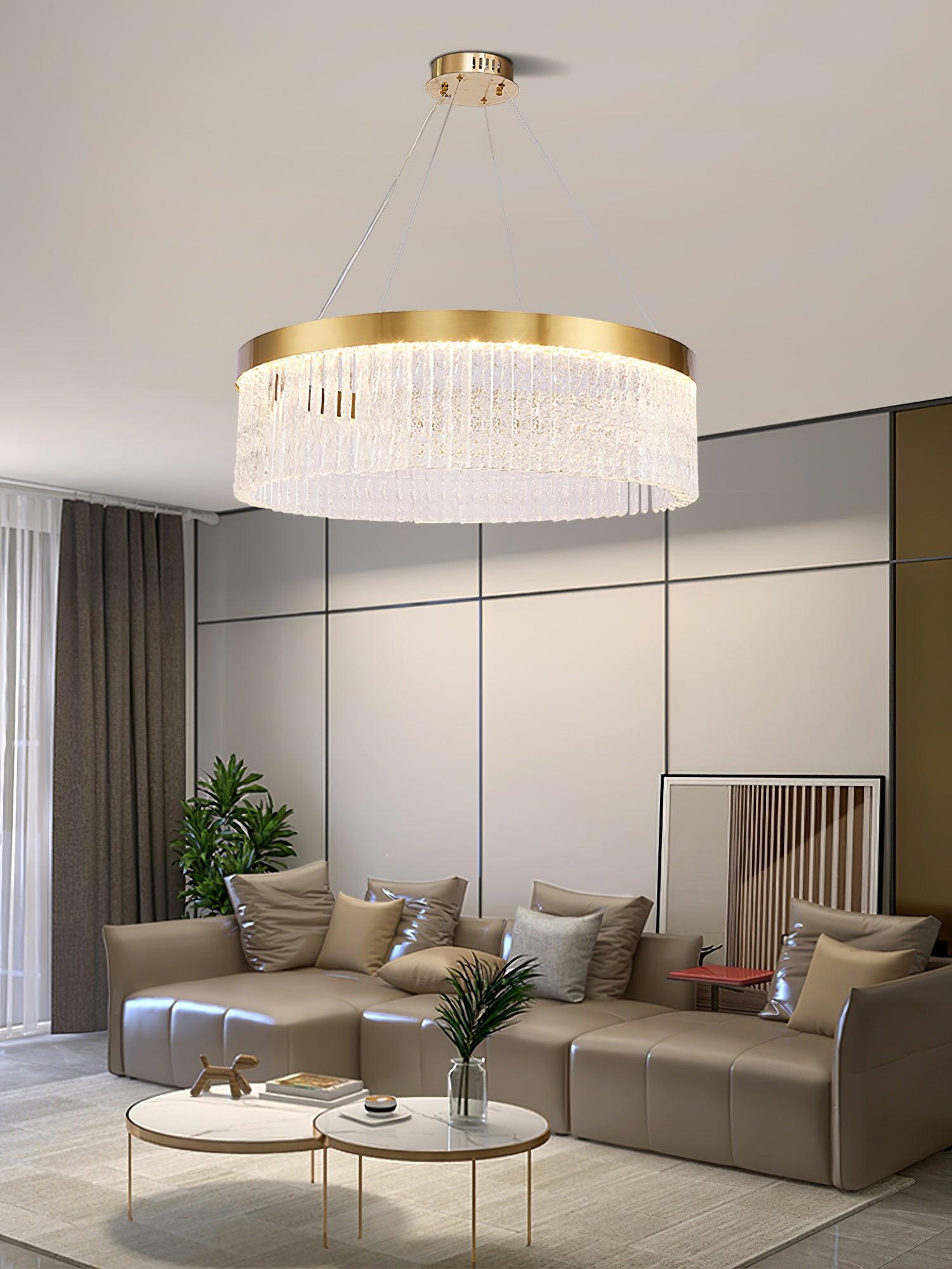 Lustra Kronleuchter Rund Halo Kristall-Letslighting