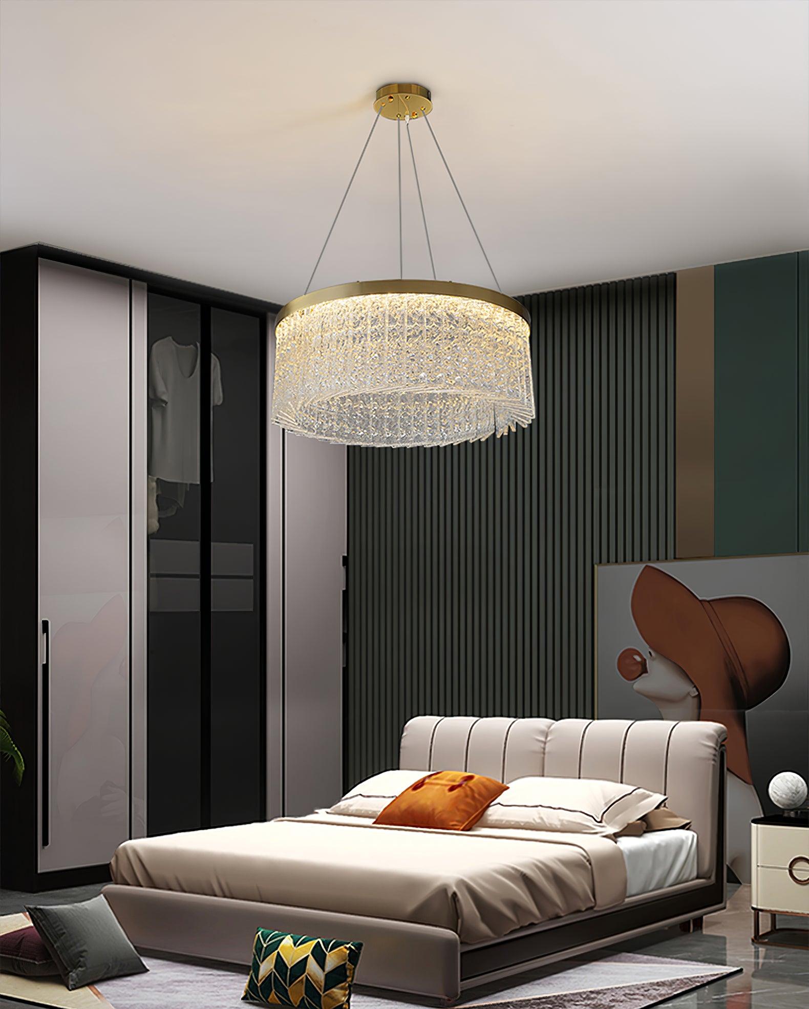 Lustra Kronleuchter Rund Halo Kristall-Letslighting