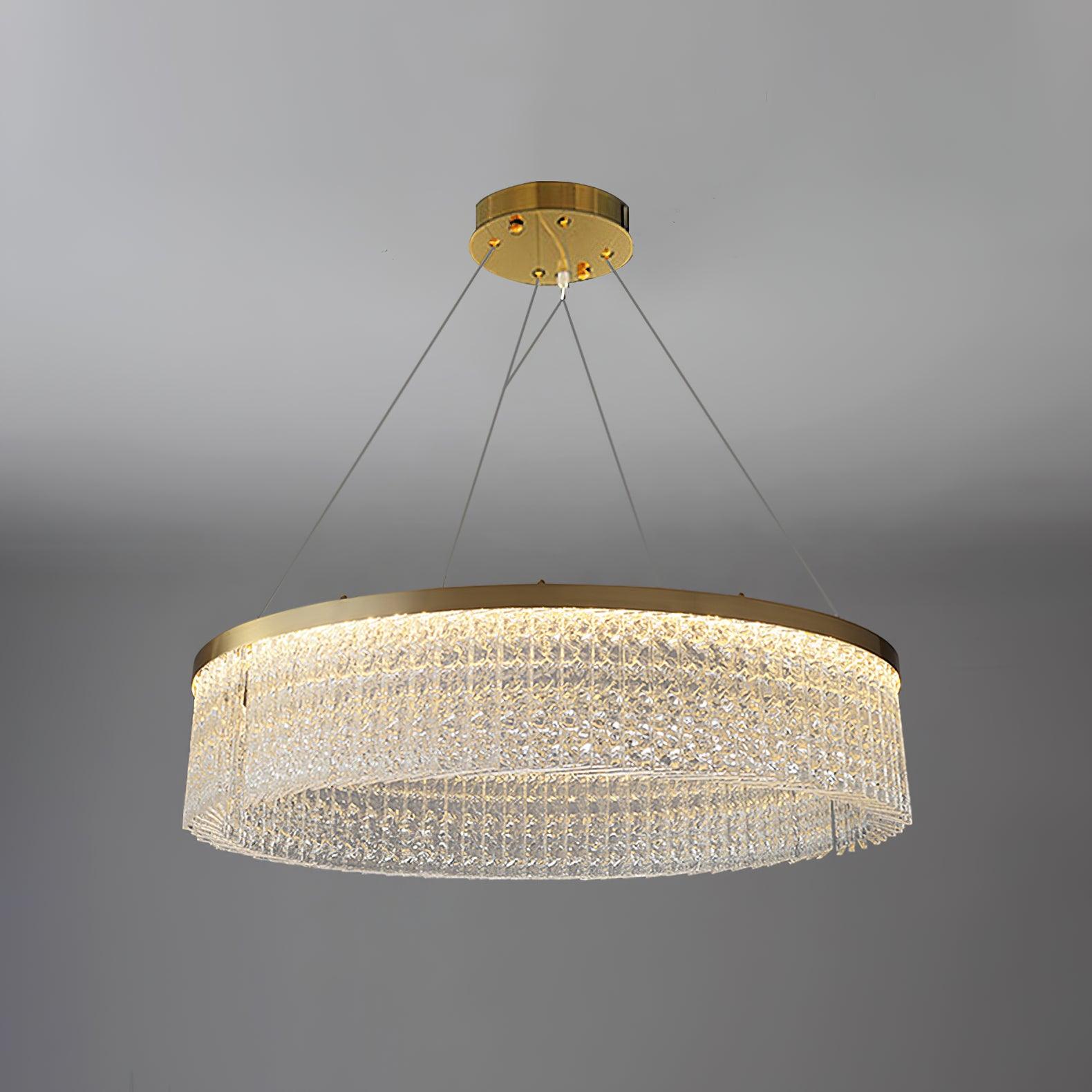 Lustra Kronleuchter Rund Halo Kristall-Letslighting