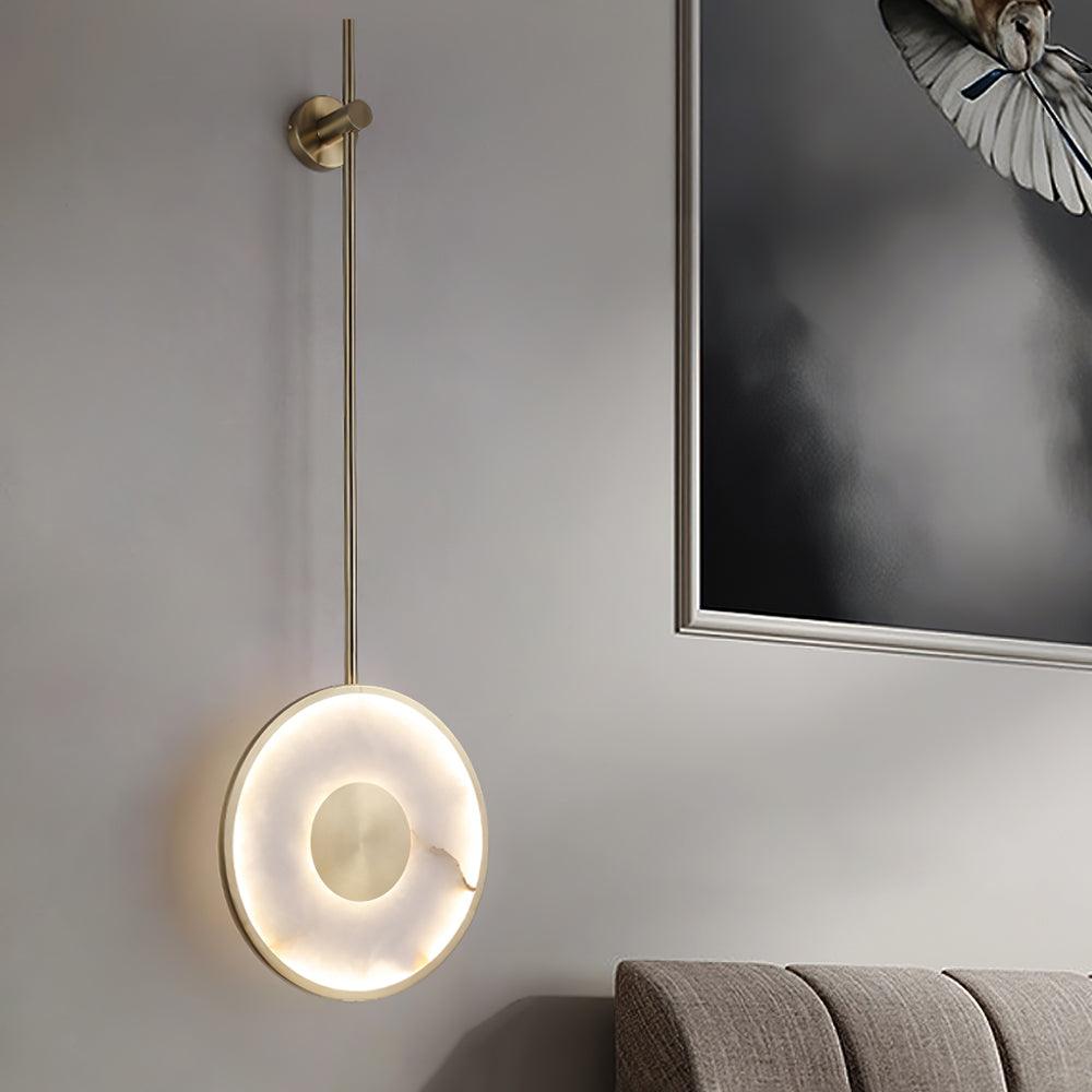 Vevelila Minimalist Alabaster Pendant Light - Neutralighting
