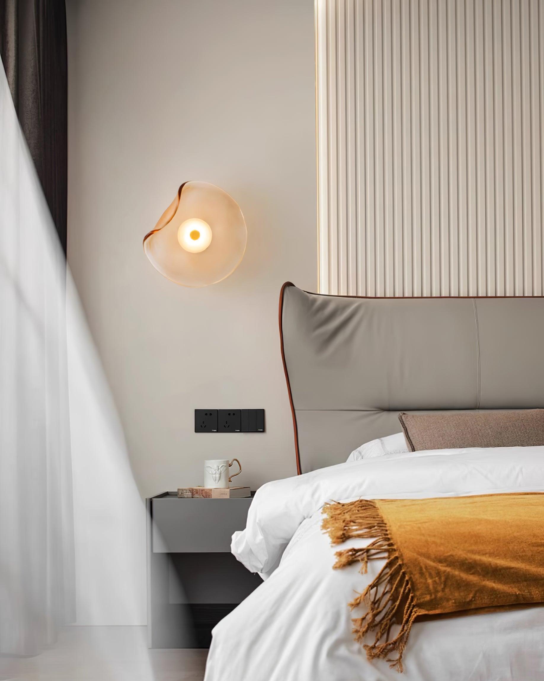 Lunara Amber Glass Ceiling Light - Letslighting