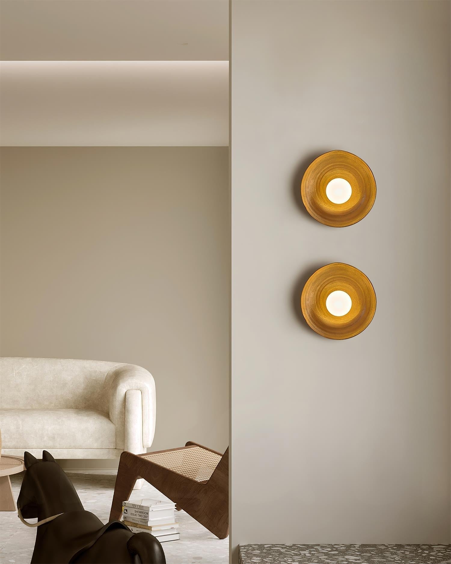 Piper Moderne Minimalistische Fiberglas-Wandleuchte-Letslighting