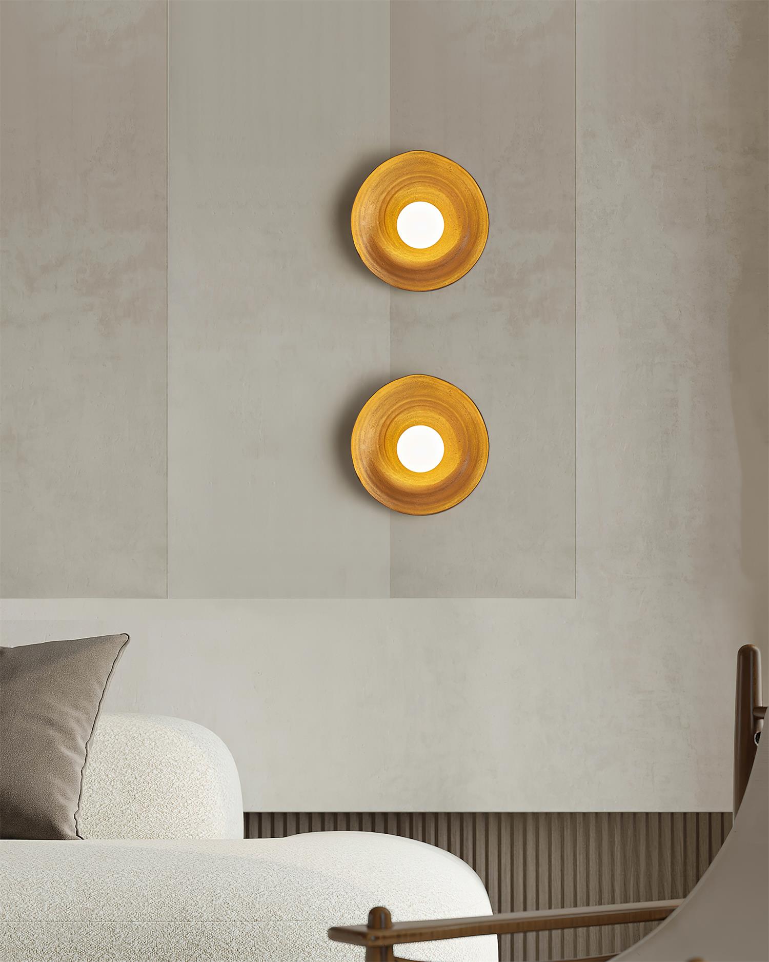 Piper Moderne Minimalistische Fiberglas-Wandleuchte-Letslighting