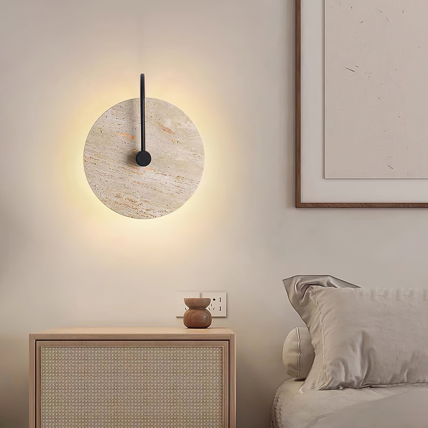 Kara Travertine Wall Light - Neutralighting