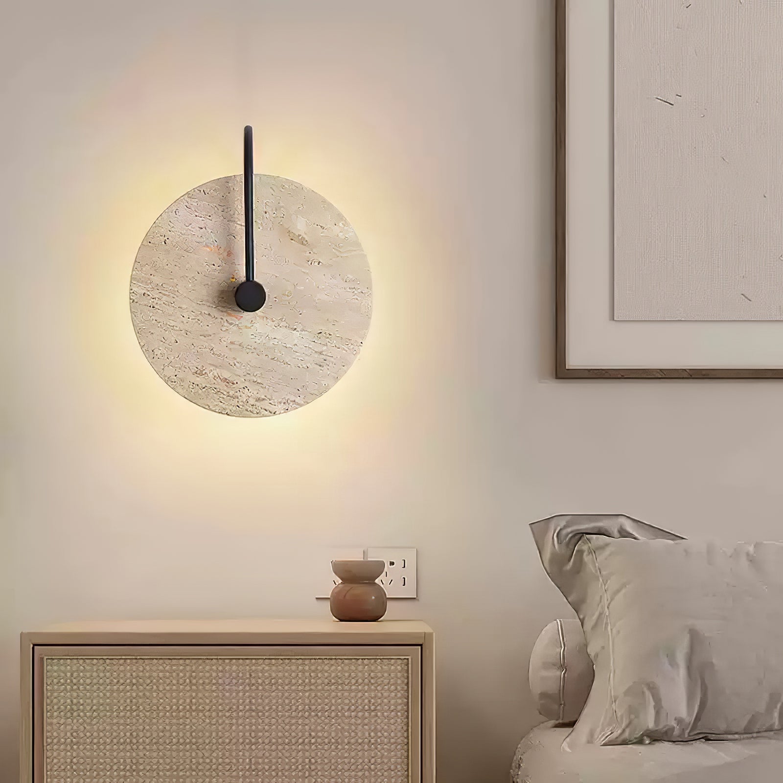 Kara Travertine Wall Light - Neutralighting