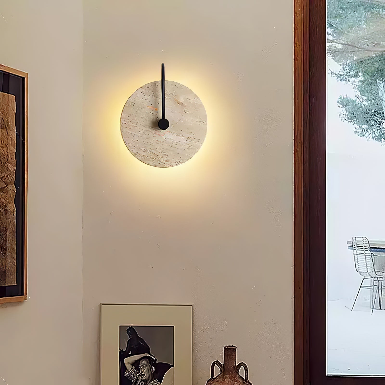 Kara Travertine Wall Light - Neutralighting