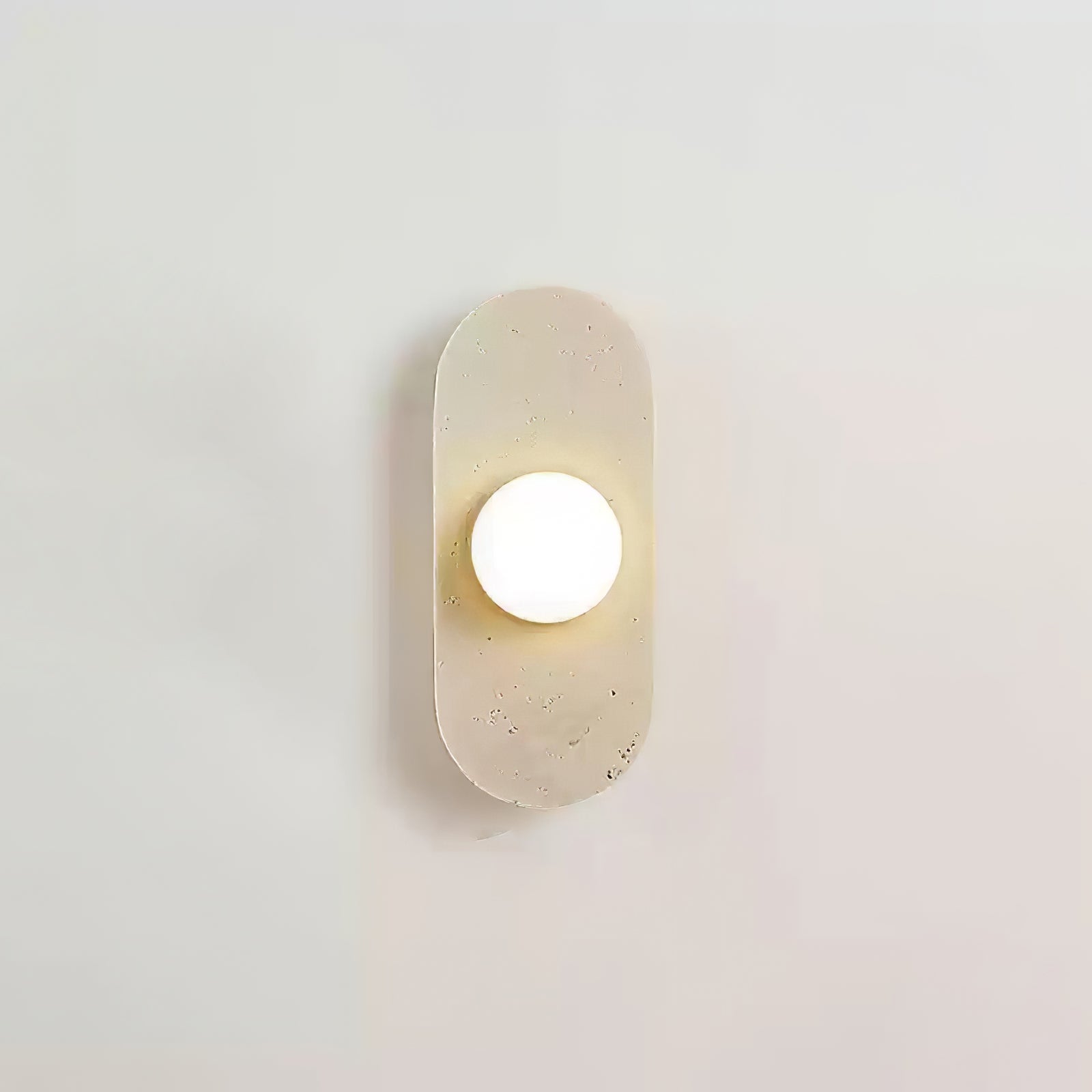 Zasoliel Minimalist Travertine Wall Light - Neutralighting