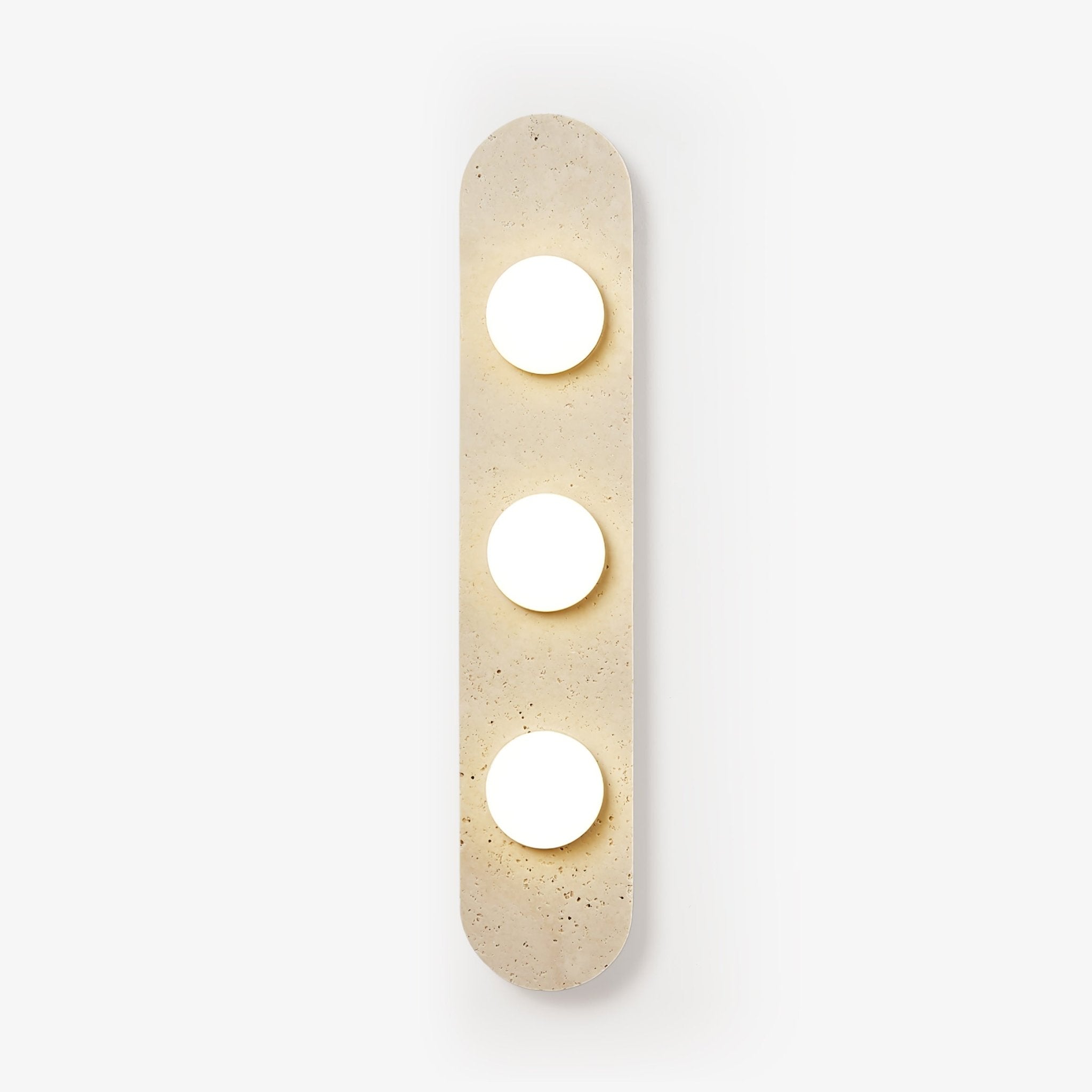 Zasoliel Minimalist Travertine Wall Light - Neutralighting