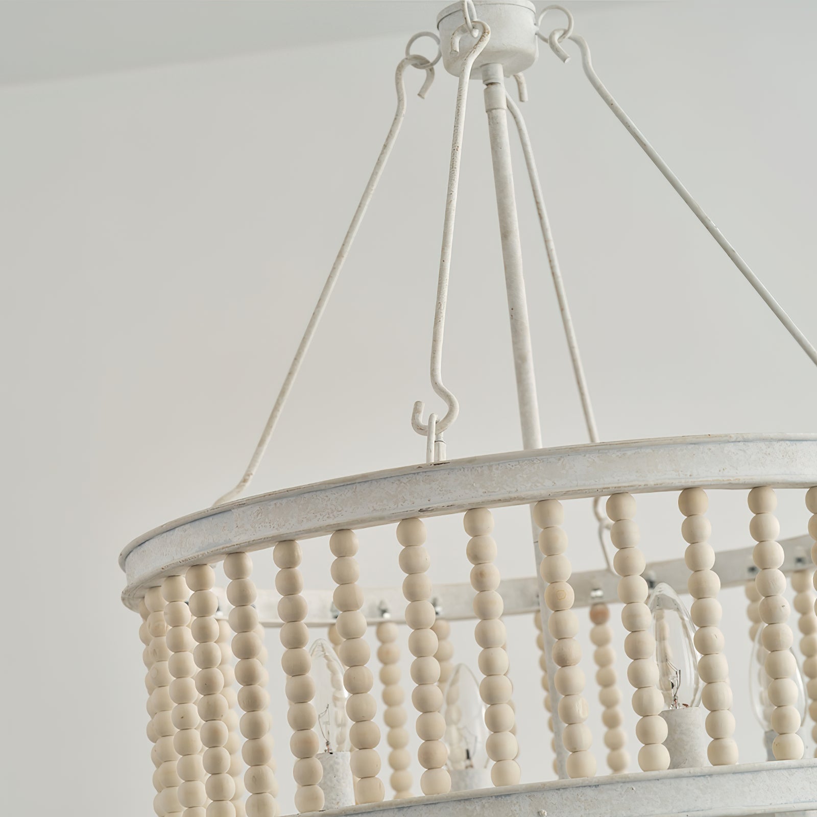 Ivsileth Kronleuchter aus Perlenholz-Letslighting
