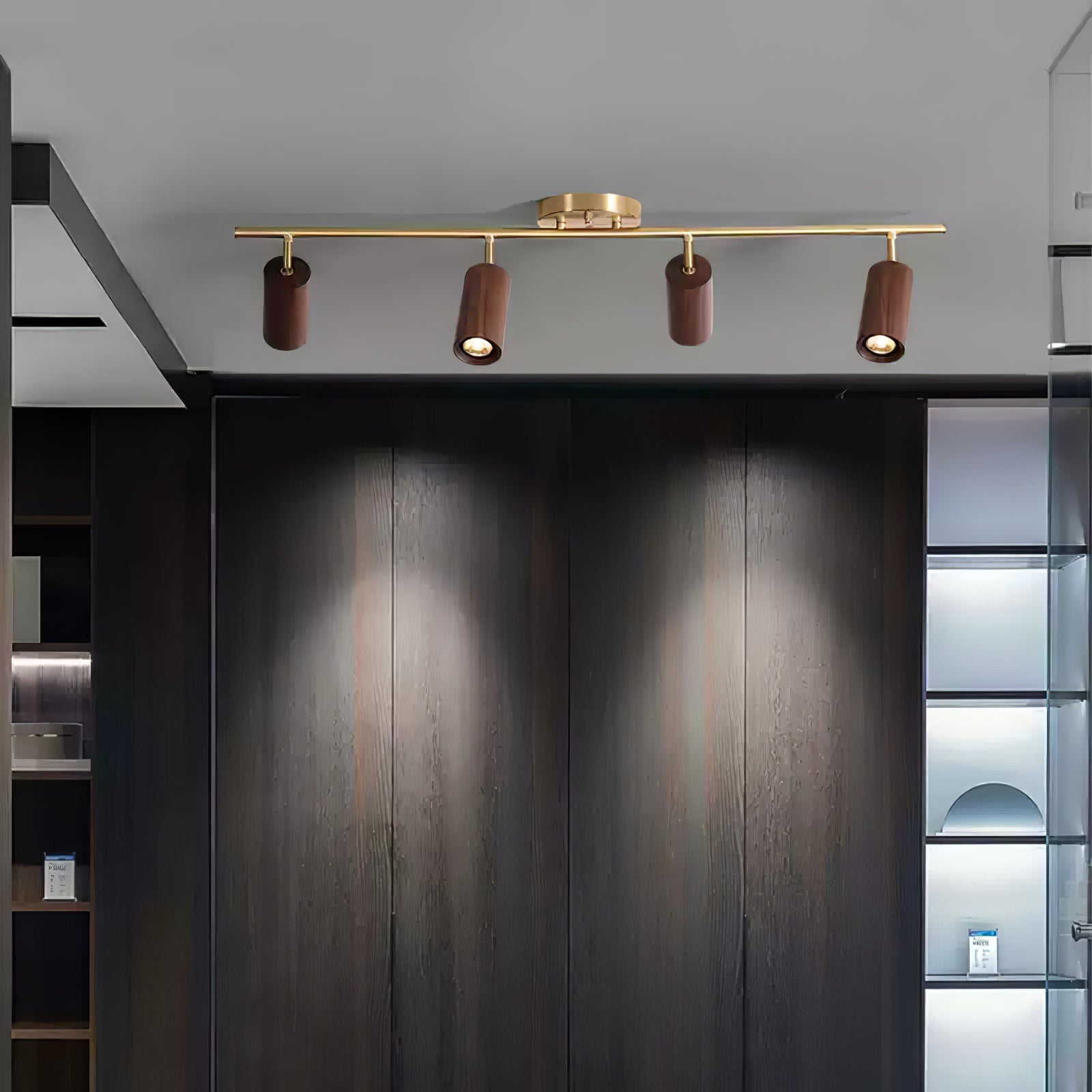 Usolila Modern Minimalist Wood Ceiling Light-Letslighting
