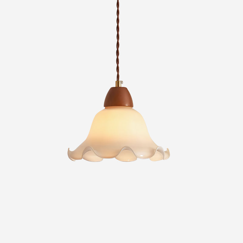 Glyna Pendelleuchte Vintage Gewelltes Glas-Letslighting