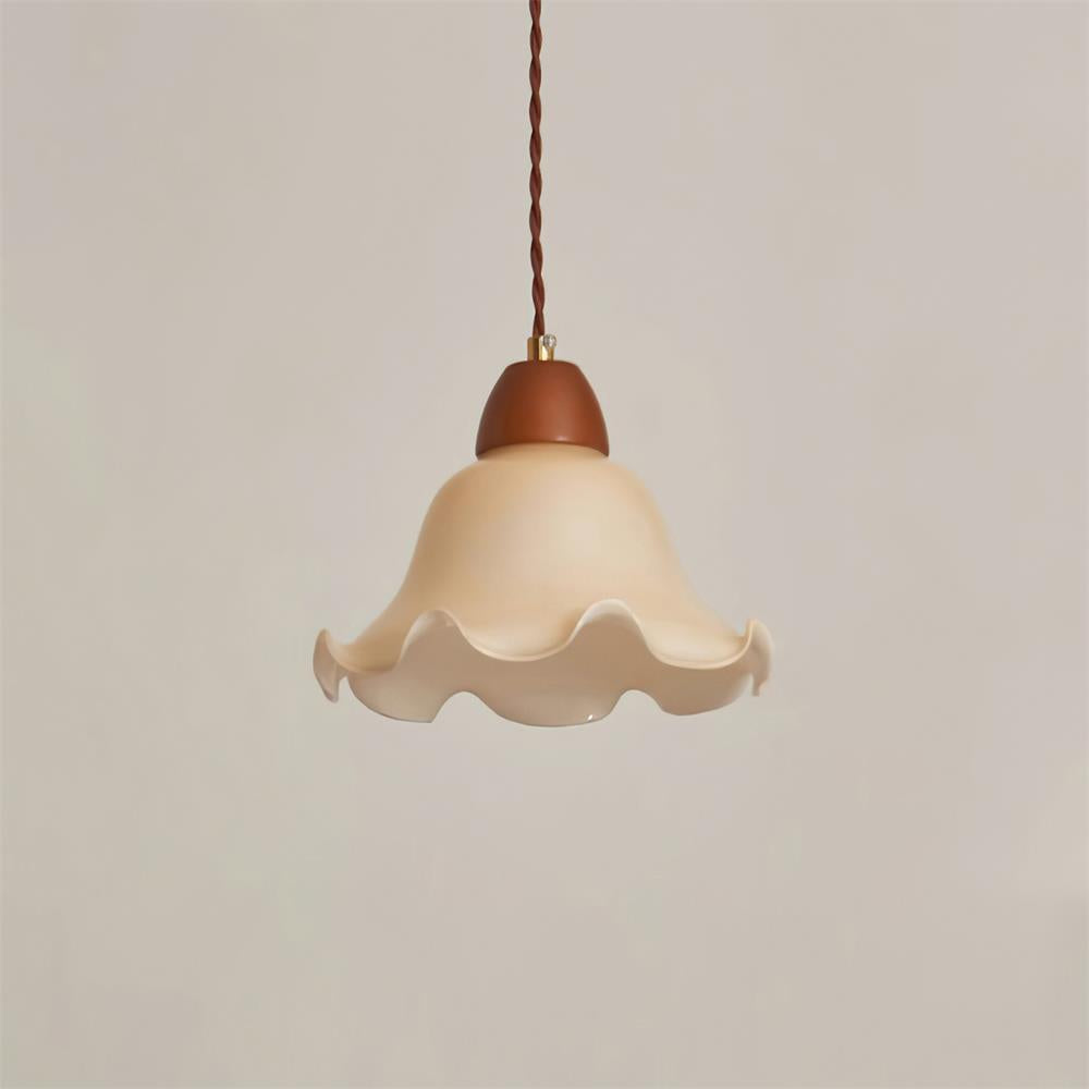 Glyna Pendelleuchte Vintage Gewelltes Glas-Letslighting