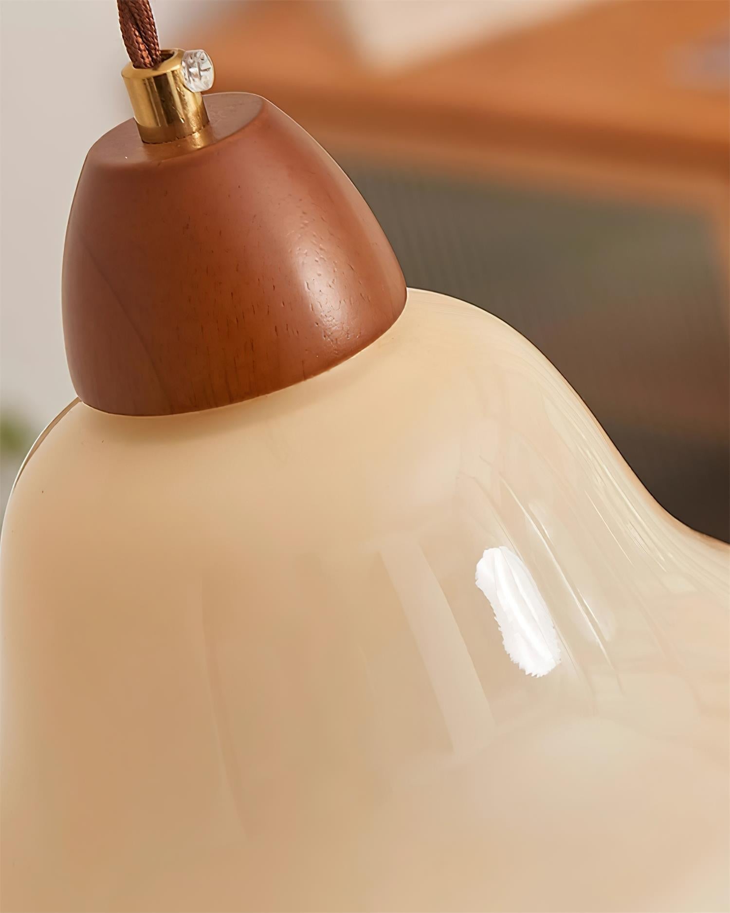 Glyna Pendelleuchte Vintage Gewelltes Glas-Letslighting
