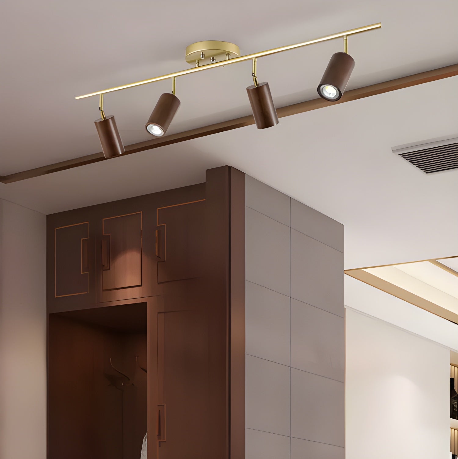 Usolila Modern Minimalist Wood Ceiling Light-Letslighting