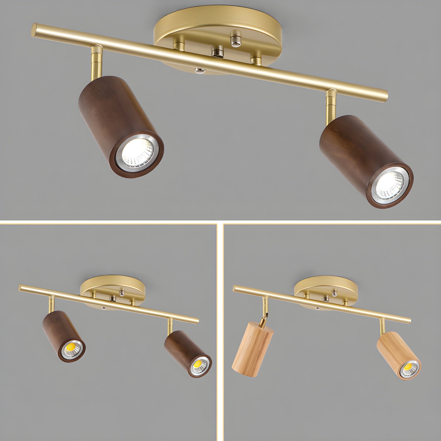 Usolila Modern Minimalist Wood Ceiling Light-Letslighting