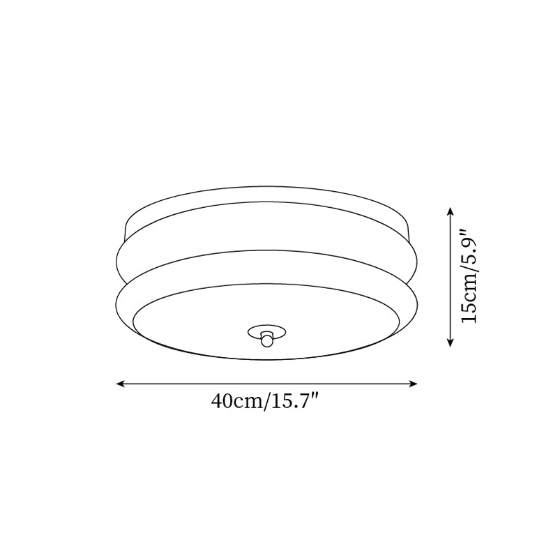 Piper Minimalistische Deckenleuchte aus Glas-Letslighting