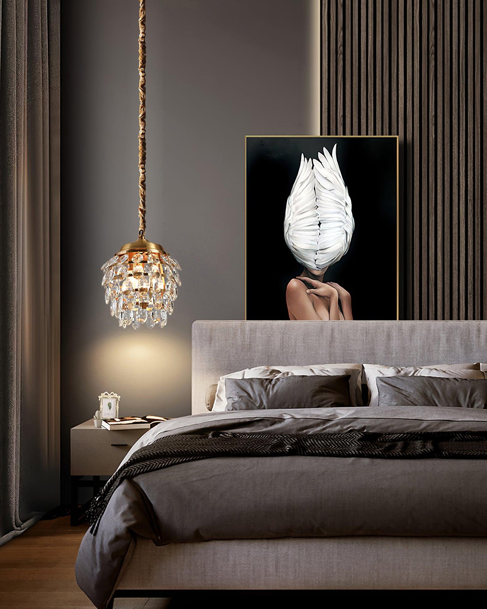 Roxanne Crystal Pendant Light - Blowlighting