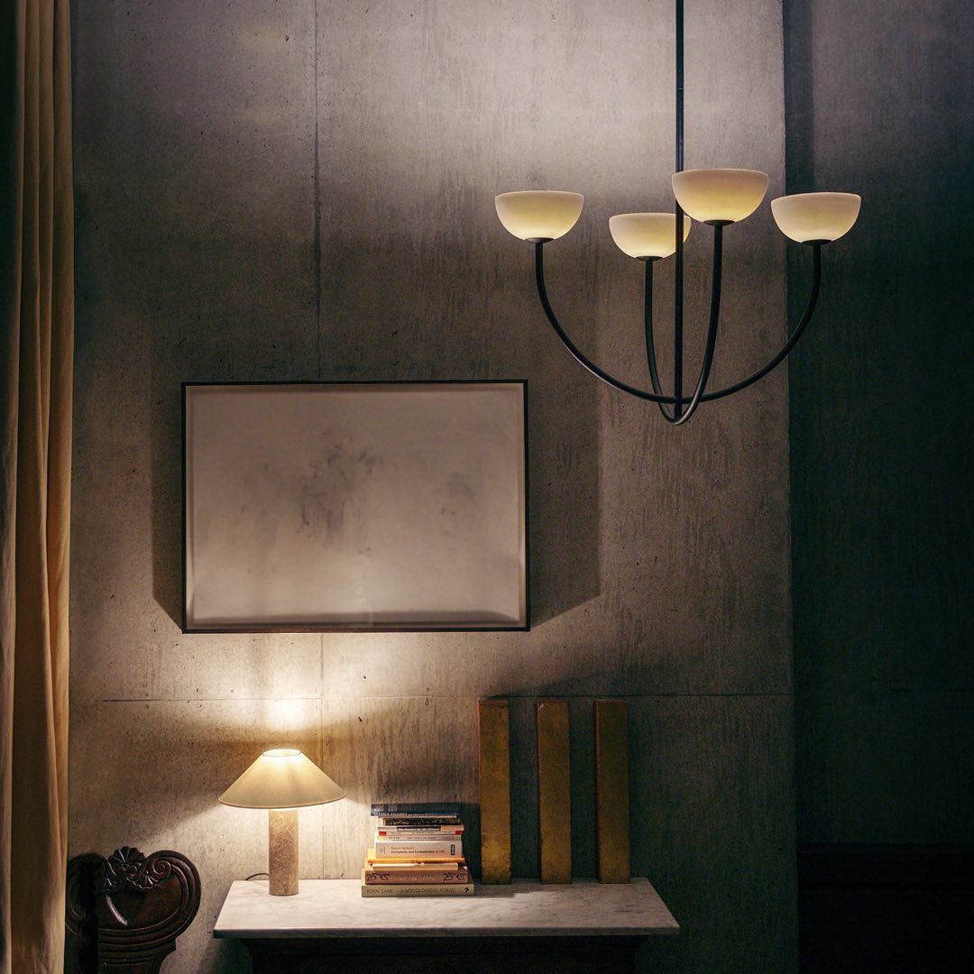 Sytala Eleganter Vintage-Keramik-Kronleuchter-Letslighting