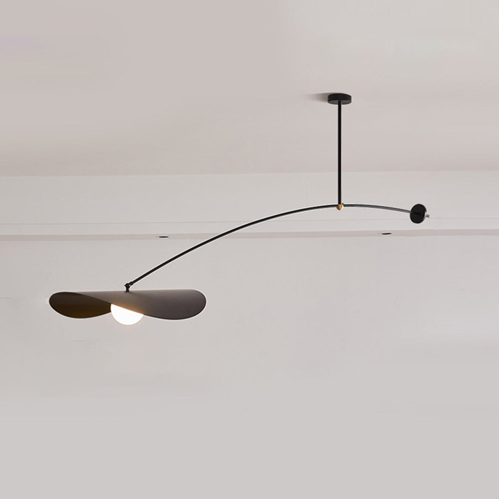 Arisha  Minimalistische LED Pendelleuchte schlafzimmer Schwarz/Gold