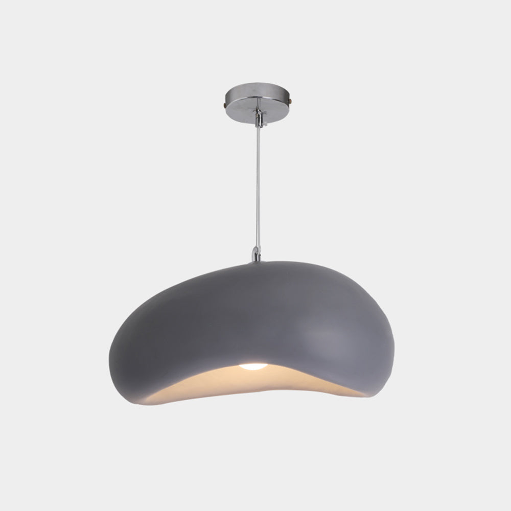Avi Minimalistische LED Pendelleuchte Weiß/Holz Wohn/Esszimmer