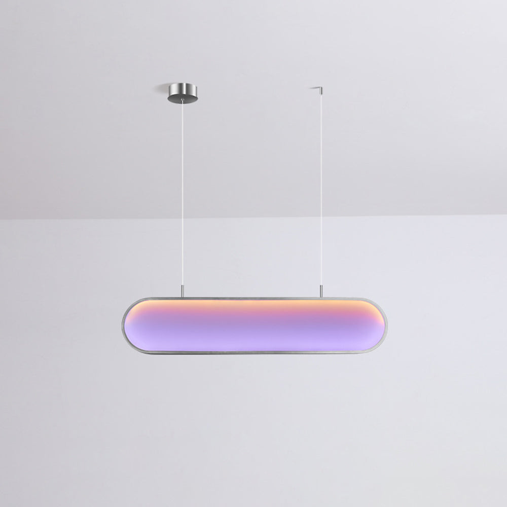 Valentina Siebenfarbiger Balken Pendelleuchte, Dia 100/120cm
