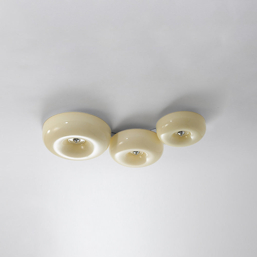 Valentina Vintage Design LED Deckenleuchte Glas Schlaf Arbeitszimmer