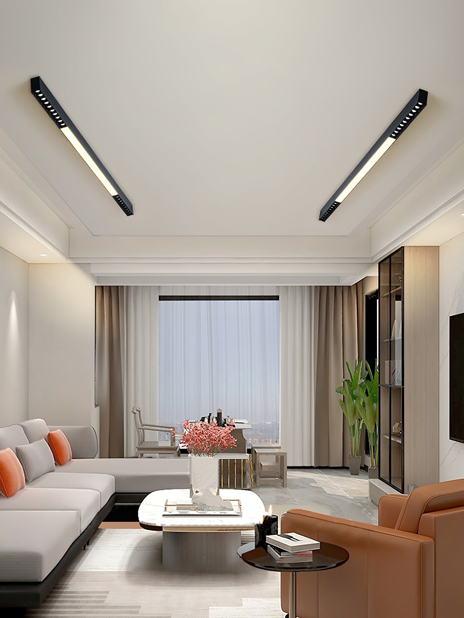 Line Moderne Deckenleuchte aus Aluminium-Letslighting