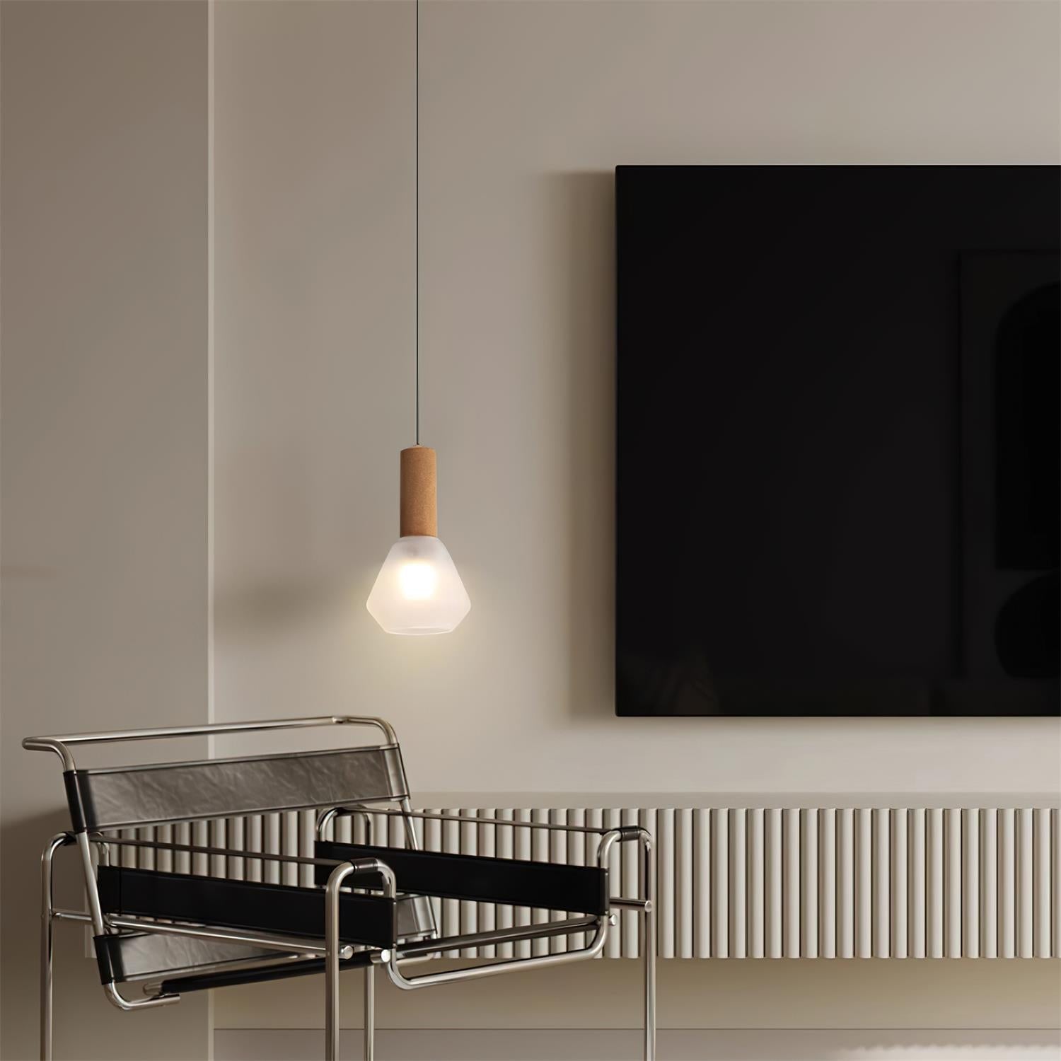 Givor Pendelleuchte Minimalistisch Mattglas-Letslighting