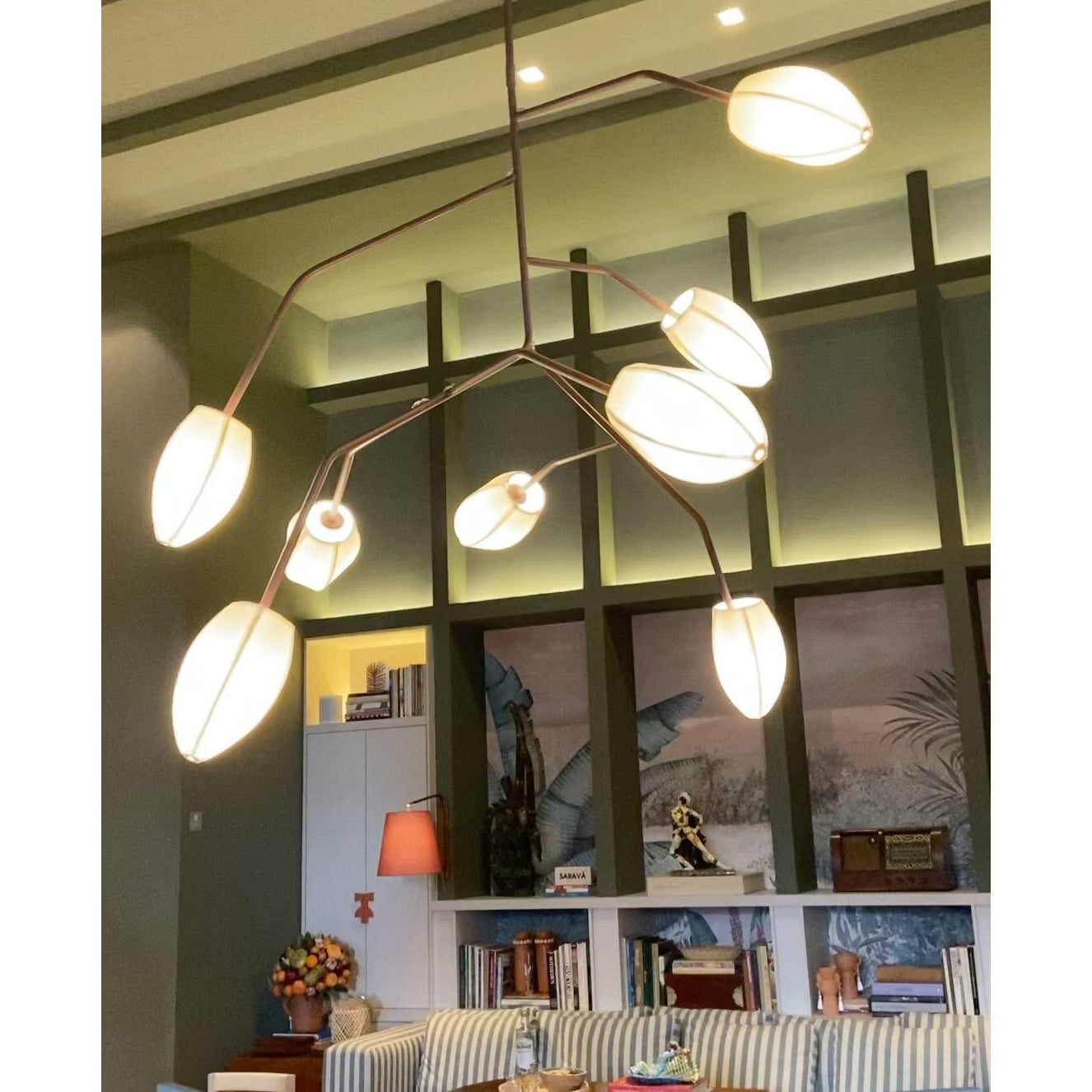 Evvinora Glas Individuelle Kreativität Kronleuchter-Letslighting
