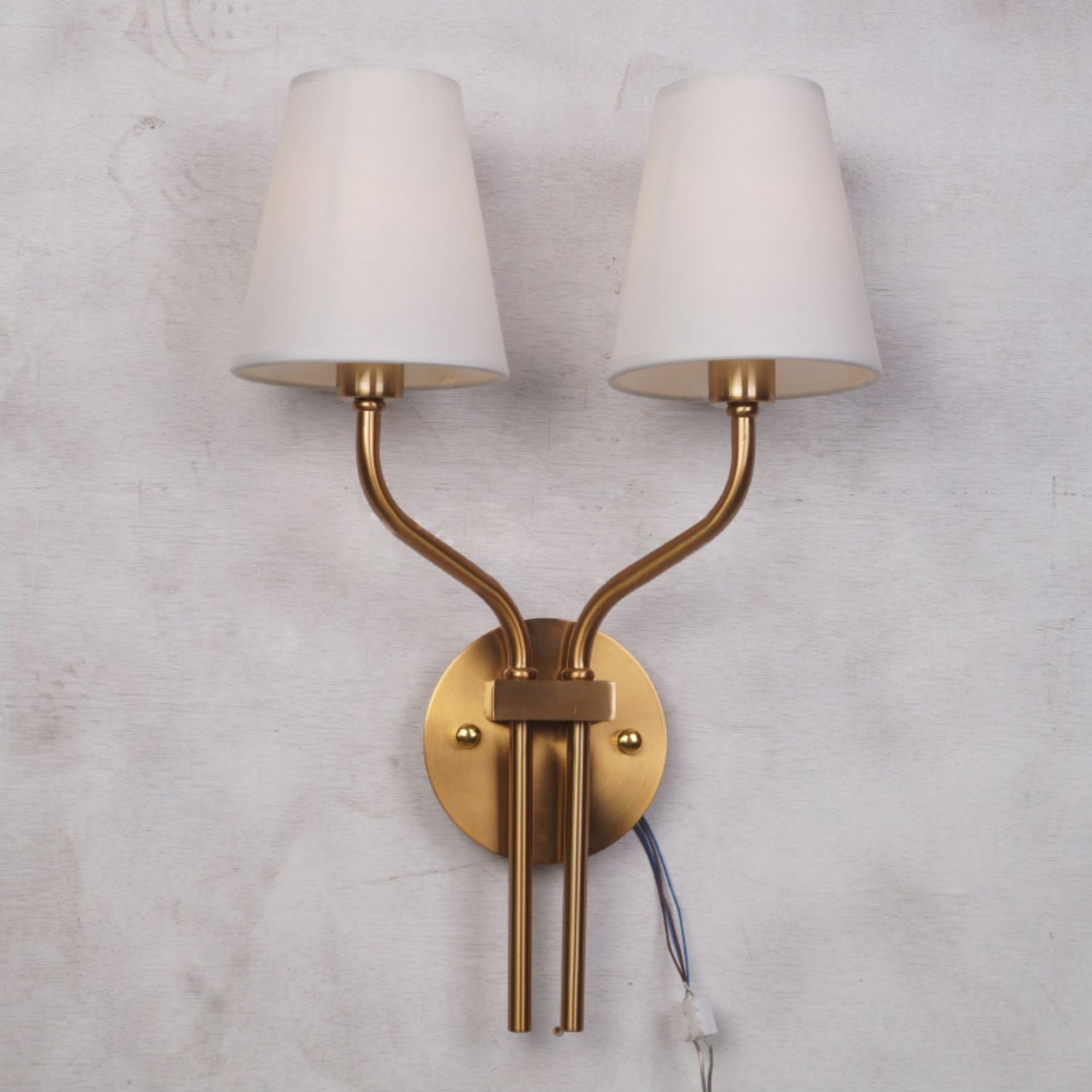 Ulcaran Vintage Industrie Stoff Wandleuchte-Letslighting