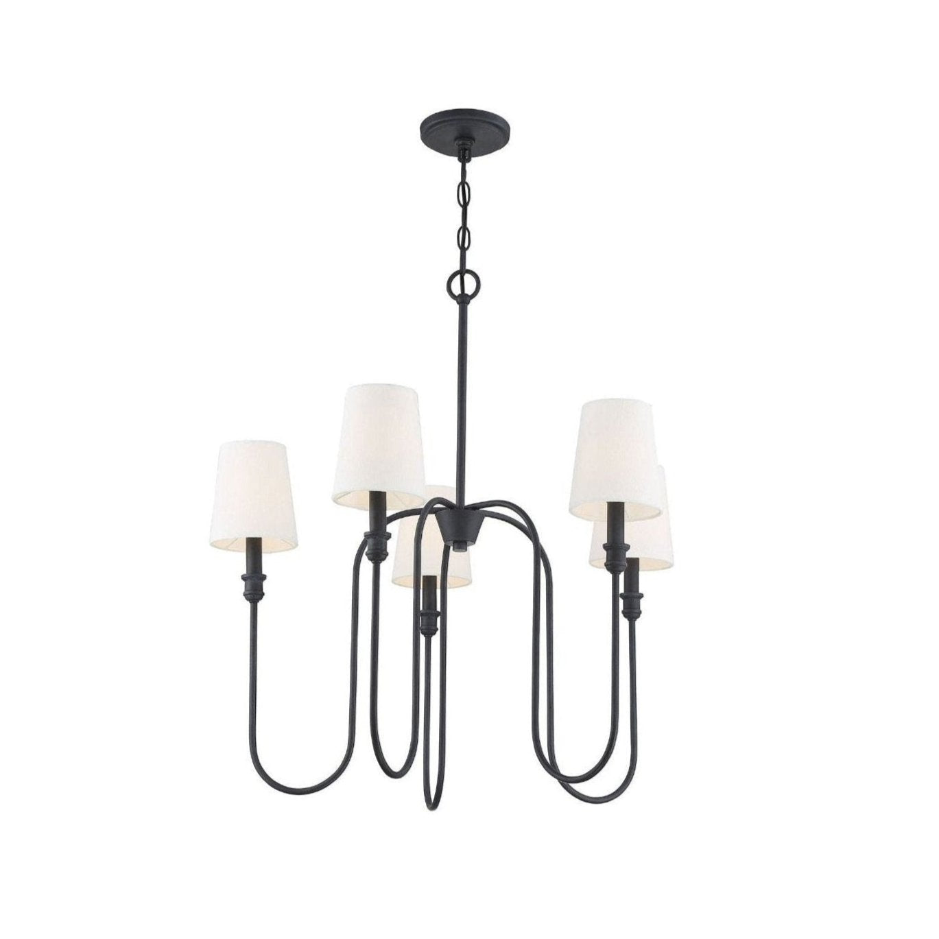Evraeel Stoff Modern Minimalistisch Kronleuchter-Letslighting
