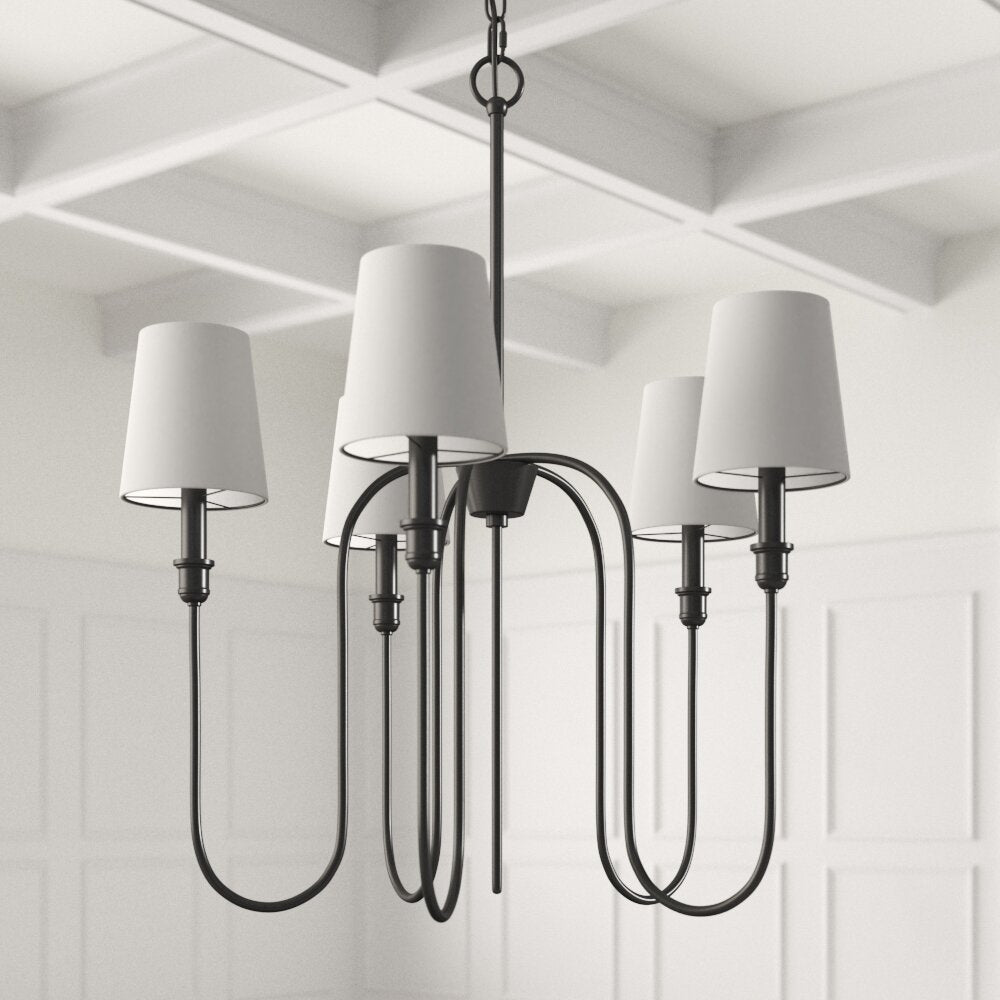 Evraeel Stoff Modern Minimalistisch Kronleuchter-Letslighting