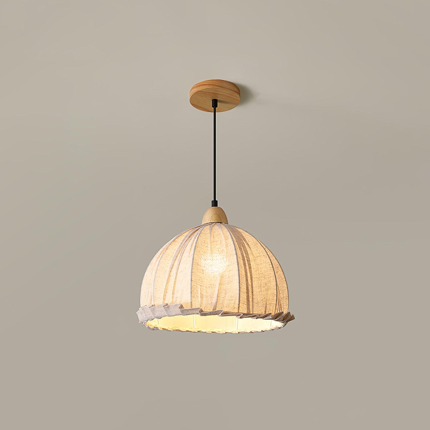 Shell Minimalistisch Holz Pendelleuchte-Letslighting