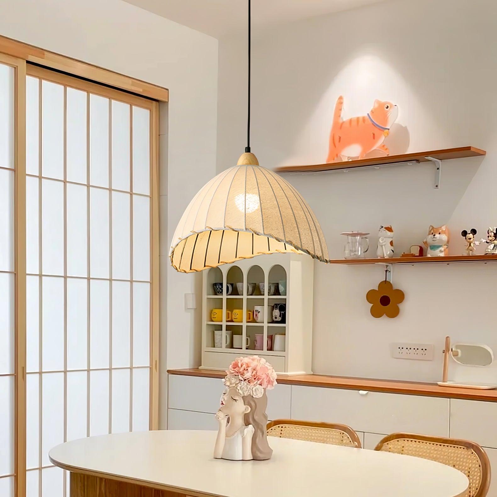 Shell Minimalistisch Holz Pendelleuchte-Letslighting