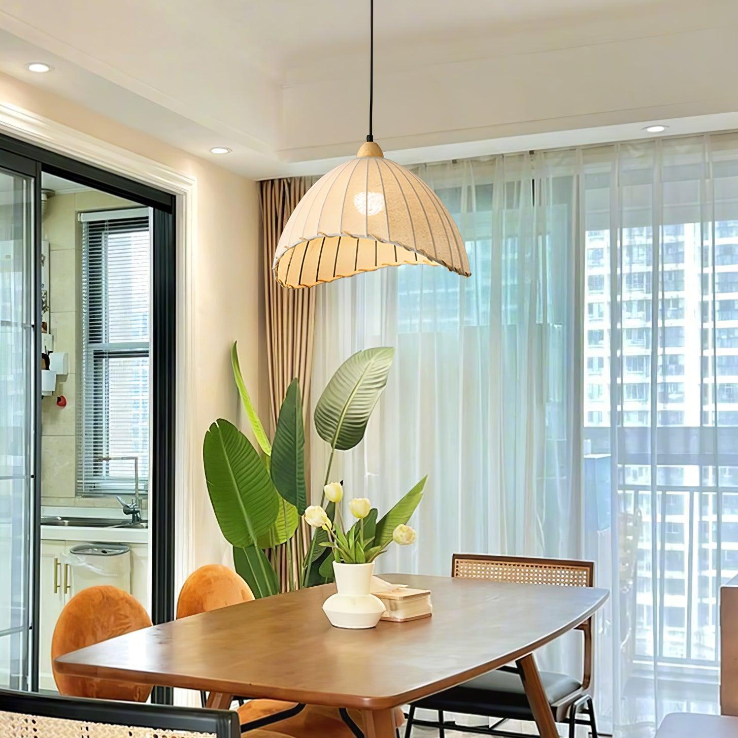Shell Minimalistisch Holz Pendelleuchte-Letslighting