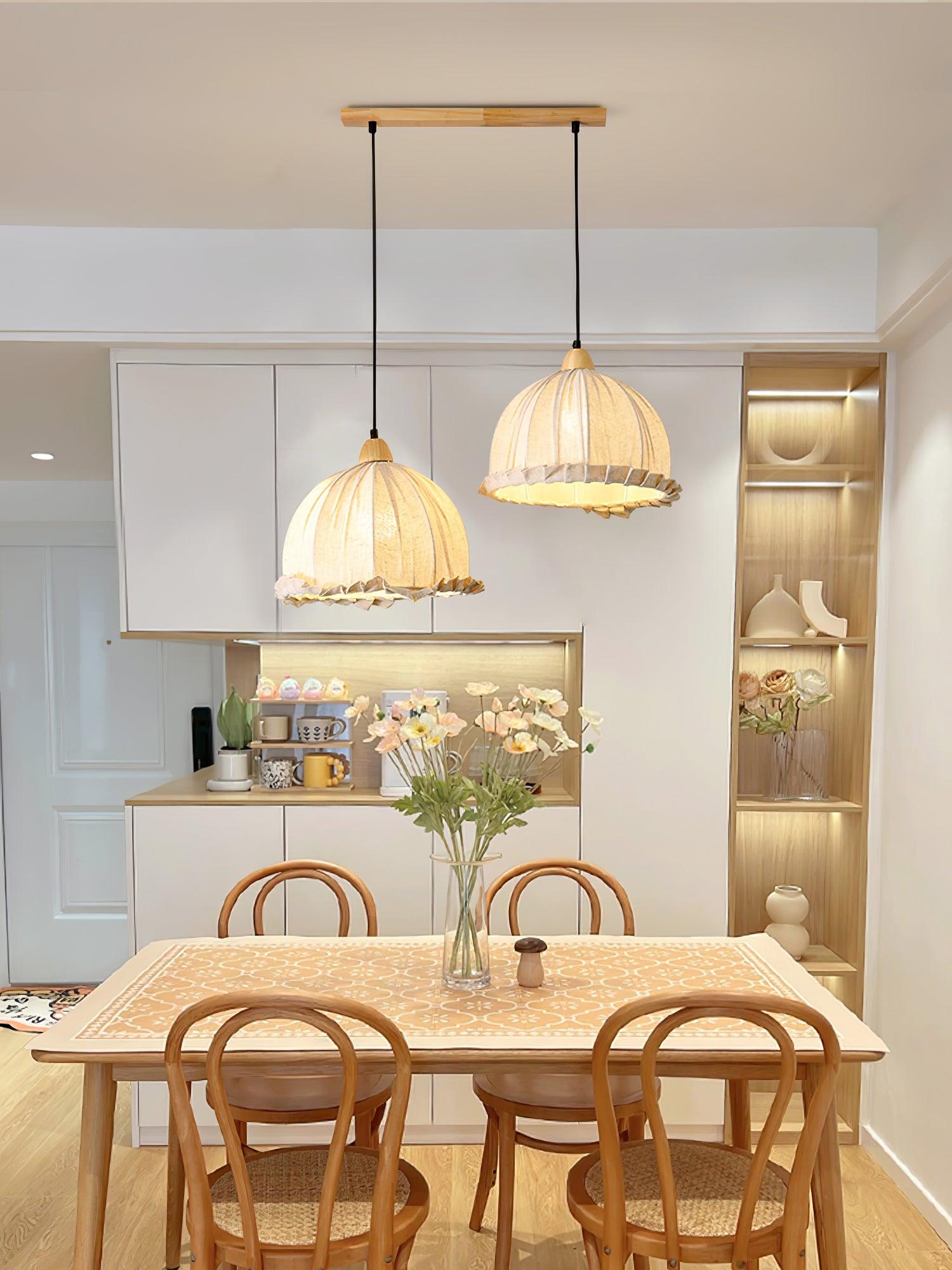 Shell Minimalistisch Holz Pendelleuchte-Letslighting