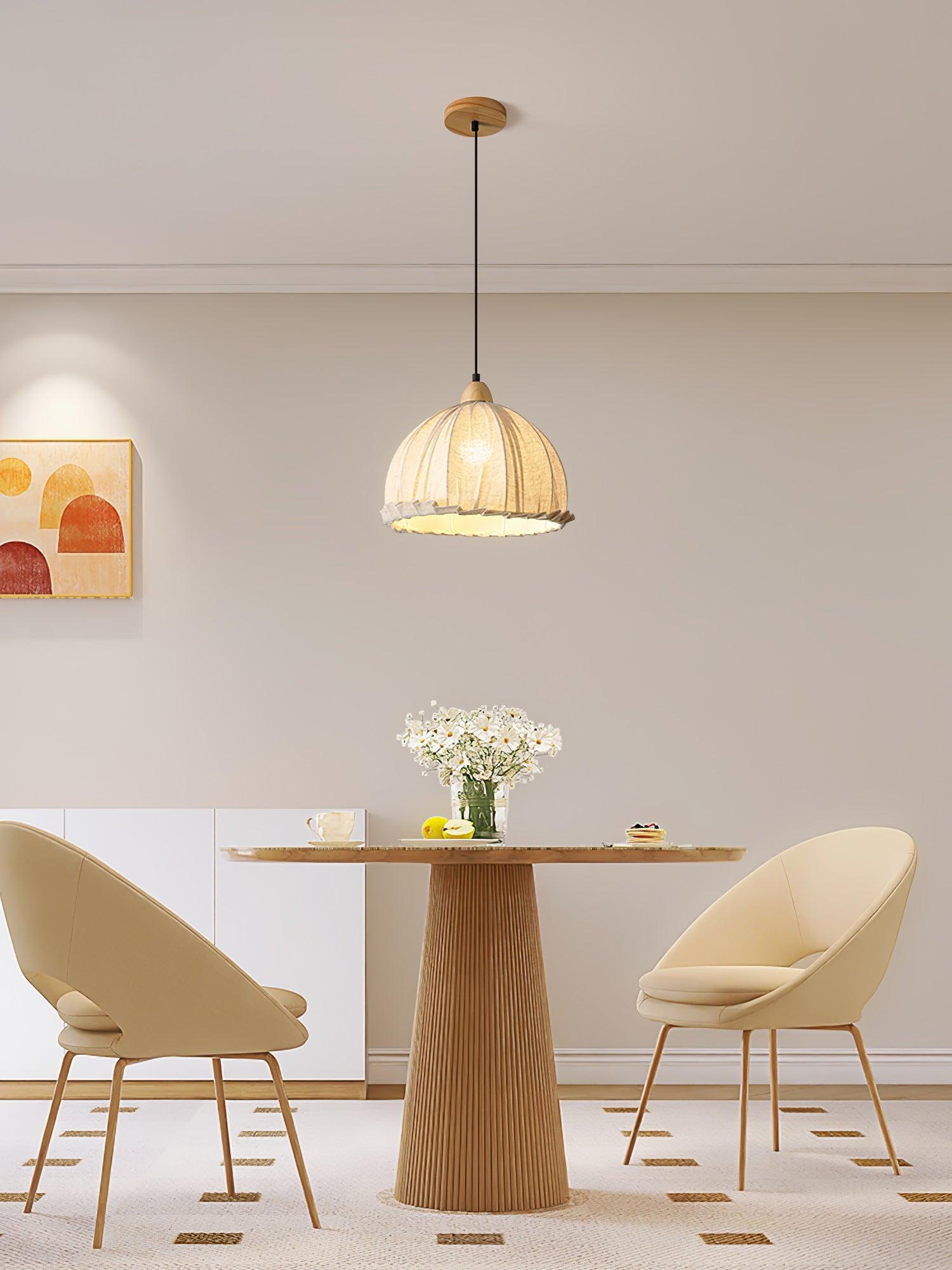 Shell Minimalistisch Holz Pendelleuchte-Letslighting