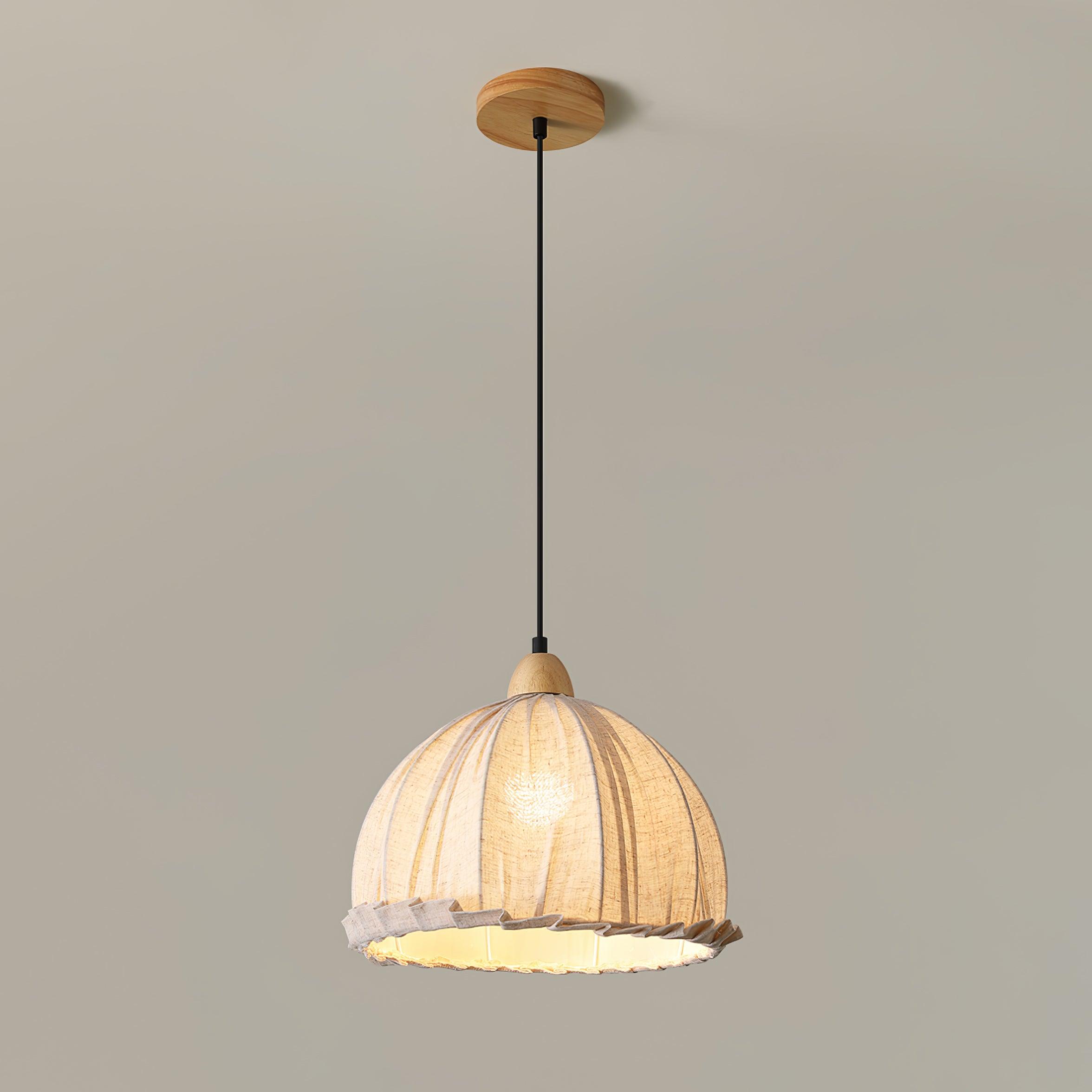Shell Minimalistisch Holz Pendelleuchte-Letslighting