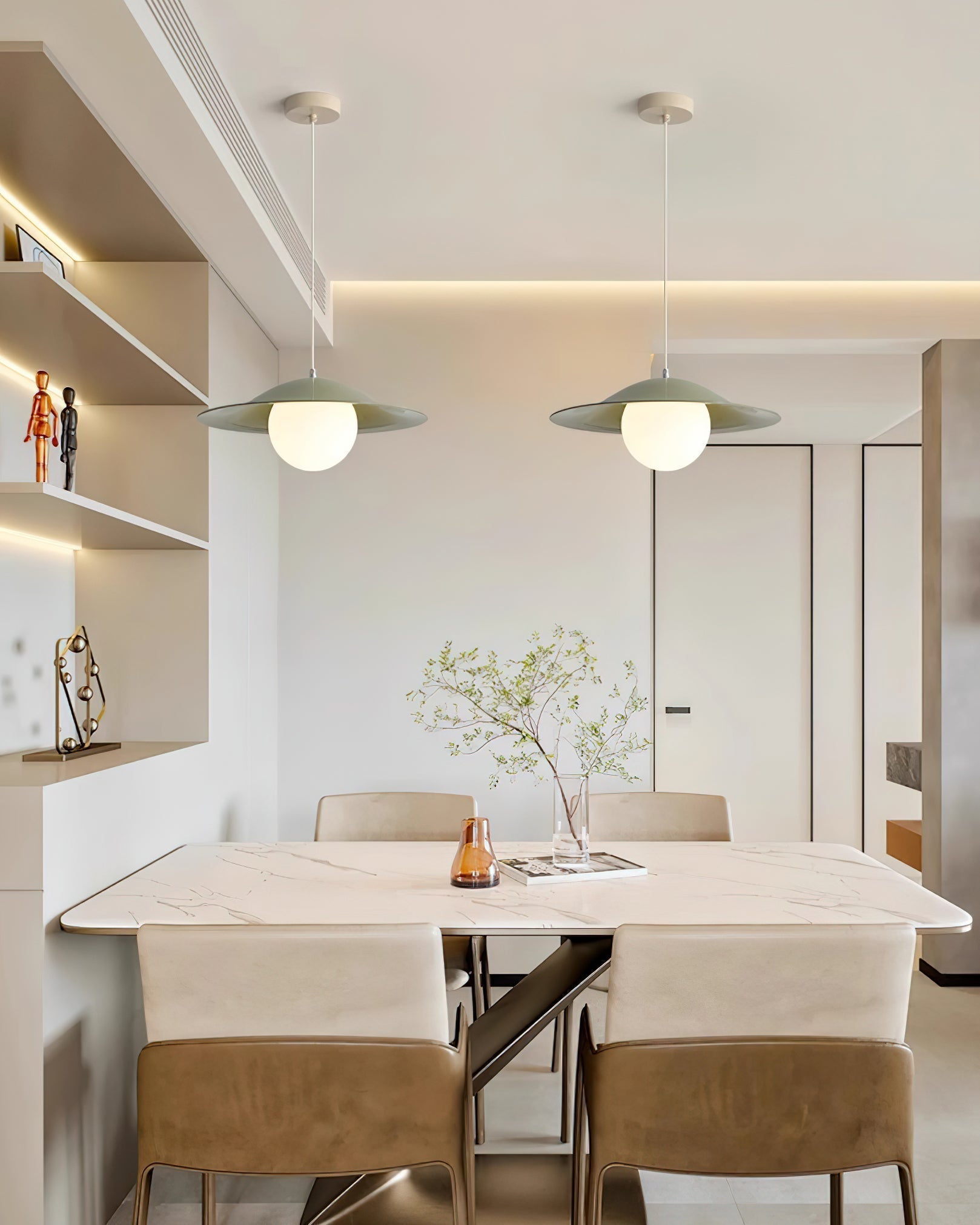 Opilo Pendelleuchte Modern Breiter Metallschirm-Letslighting