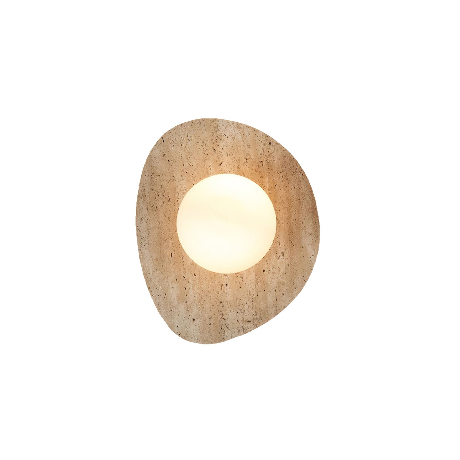 Uphae Modern Minimalist Travertine Wall Lamp - Letslighting