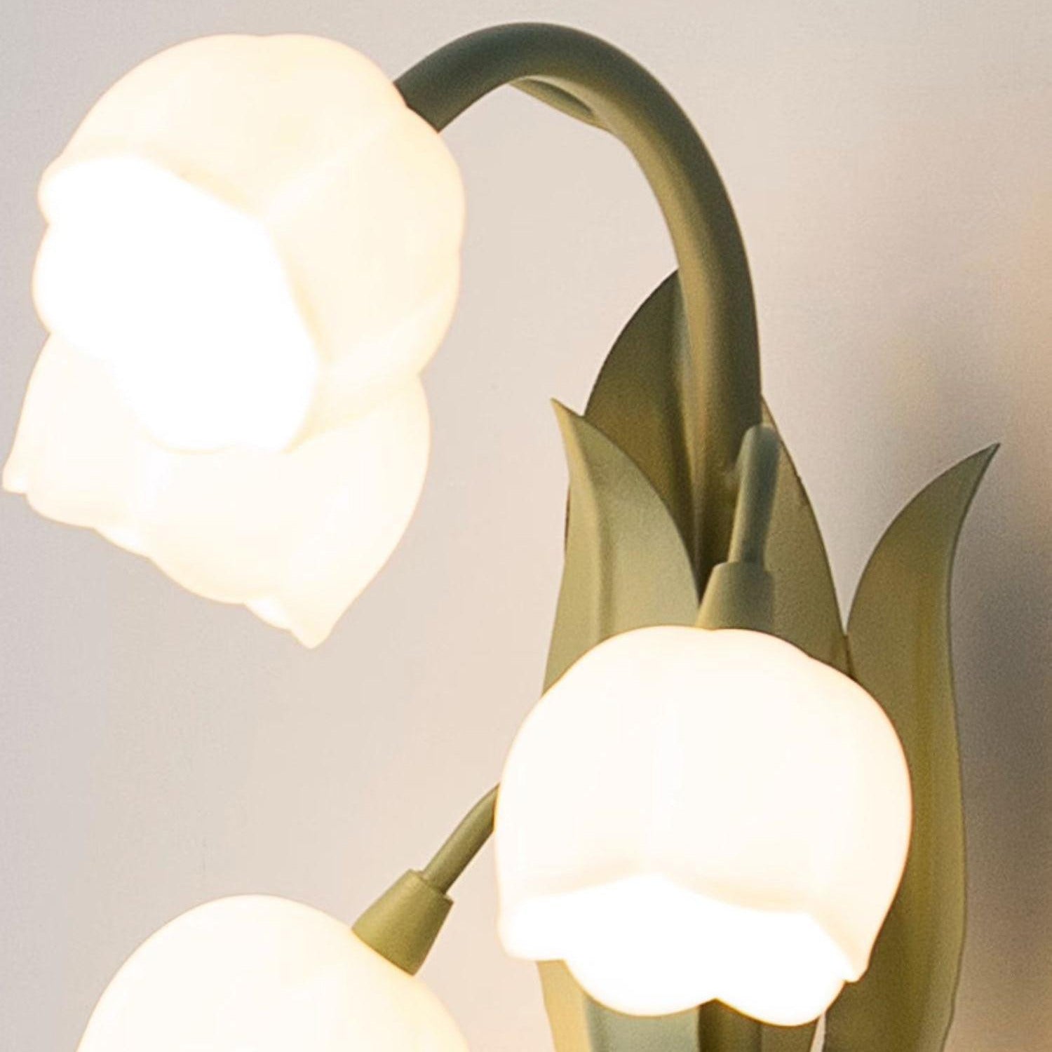 Aelis Natürliche Orchideen-Wandleuchte für den Innenbereich
