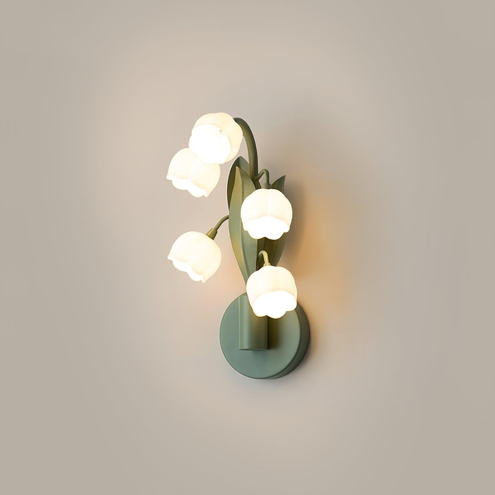 Aelis Natürliche Orchideen-Wandleuchte für den Innenbereich