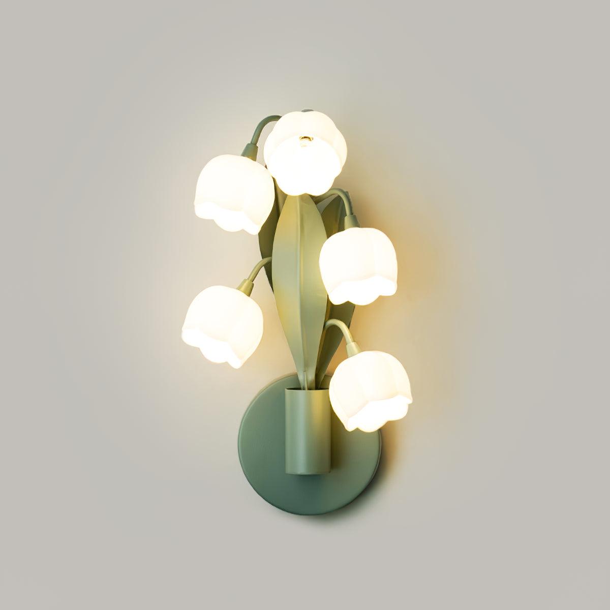 Aelis Natürliche Orchideen-Wandleuchte für den Innenbereich