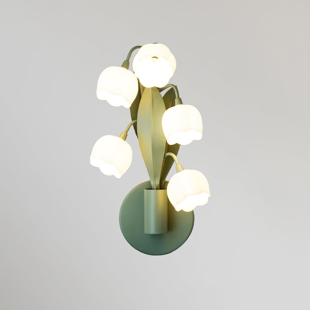 Aelis Natürliche Orchideen-Wandleuchte für den Innenbereich
