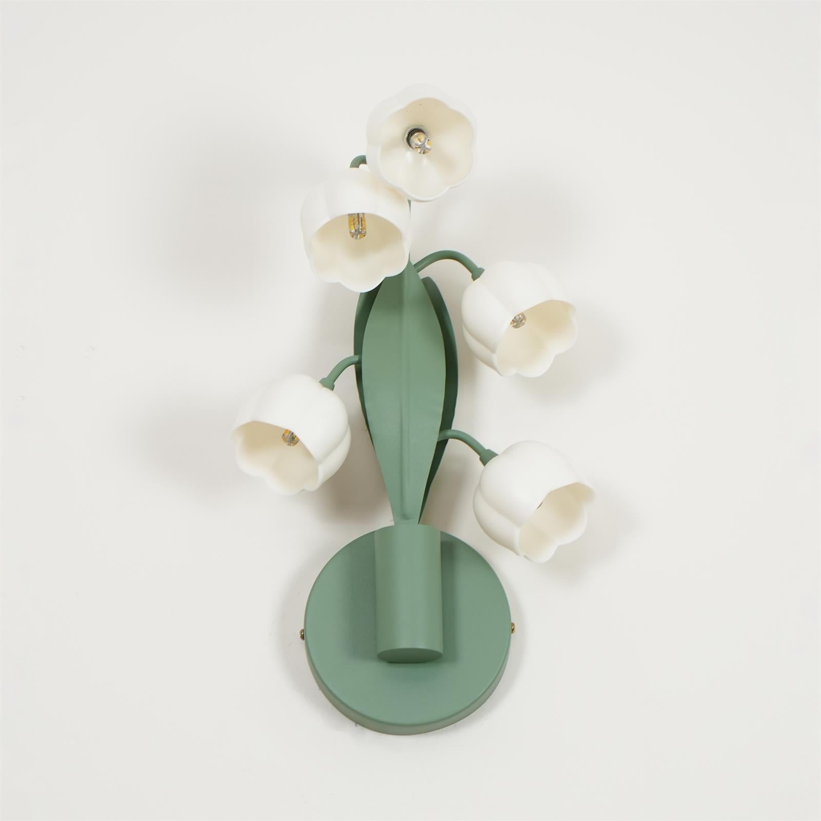 Aelis Natürliche Orchideen-Wandleuchte für den Innenbereich